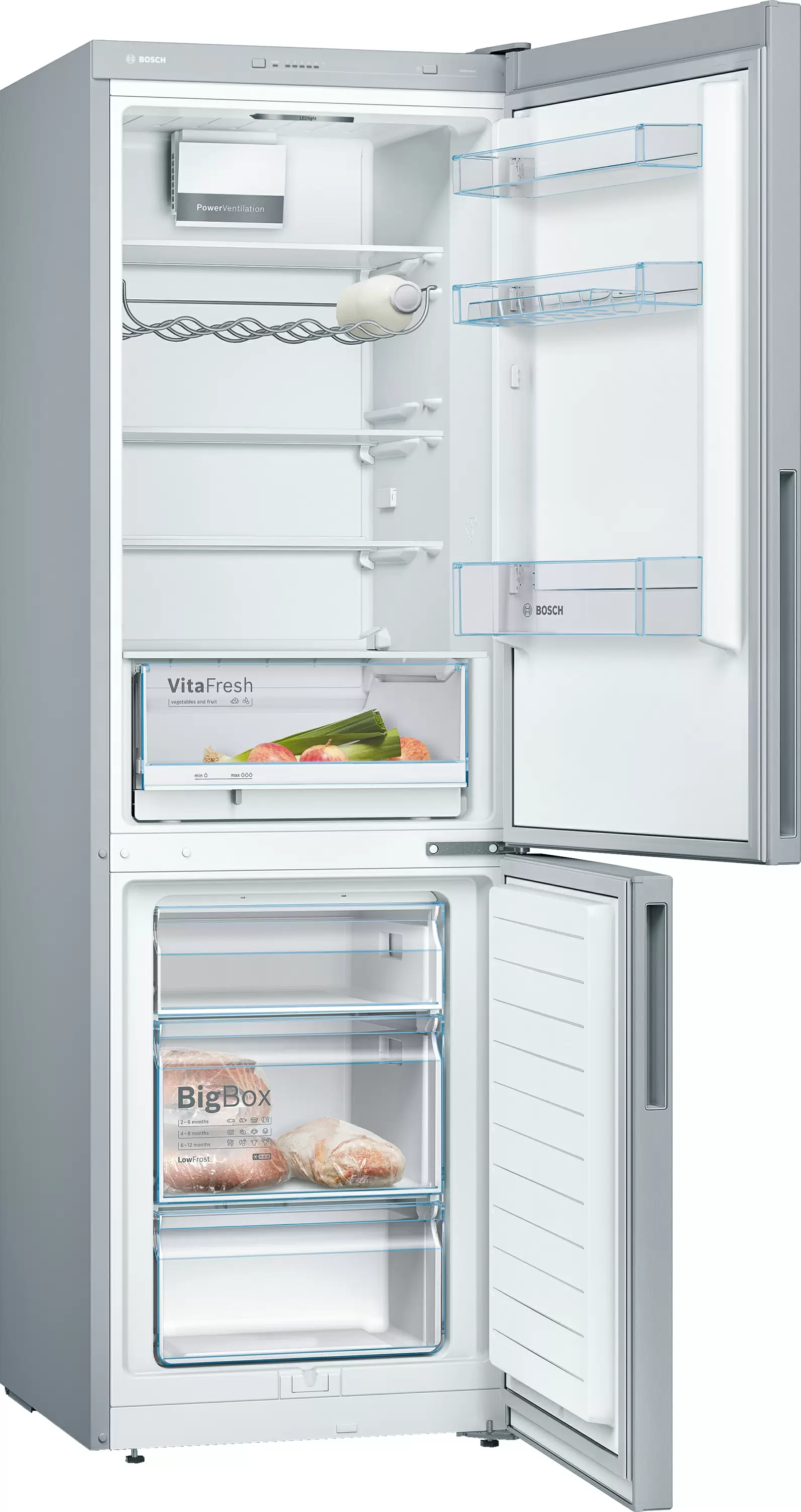 Kombinovani frižider sa zamrzivačem KGV36VLEAS Serie 4, bela