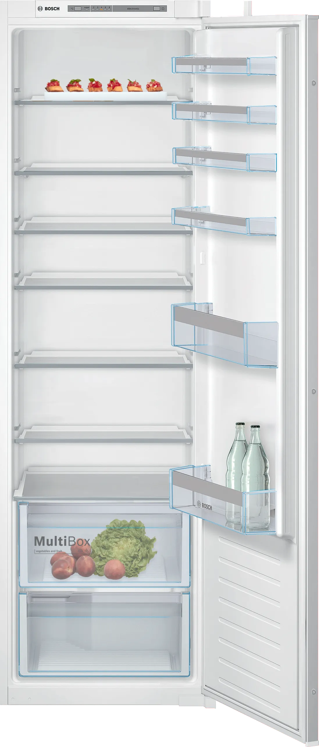 Ugradni frižider KIR81VSF0 Serie 4, sliding hinge