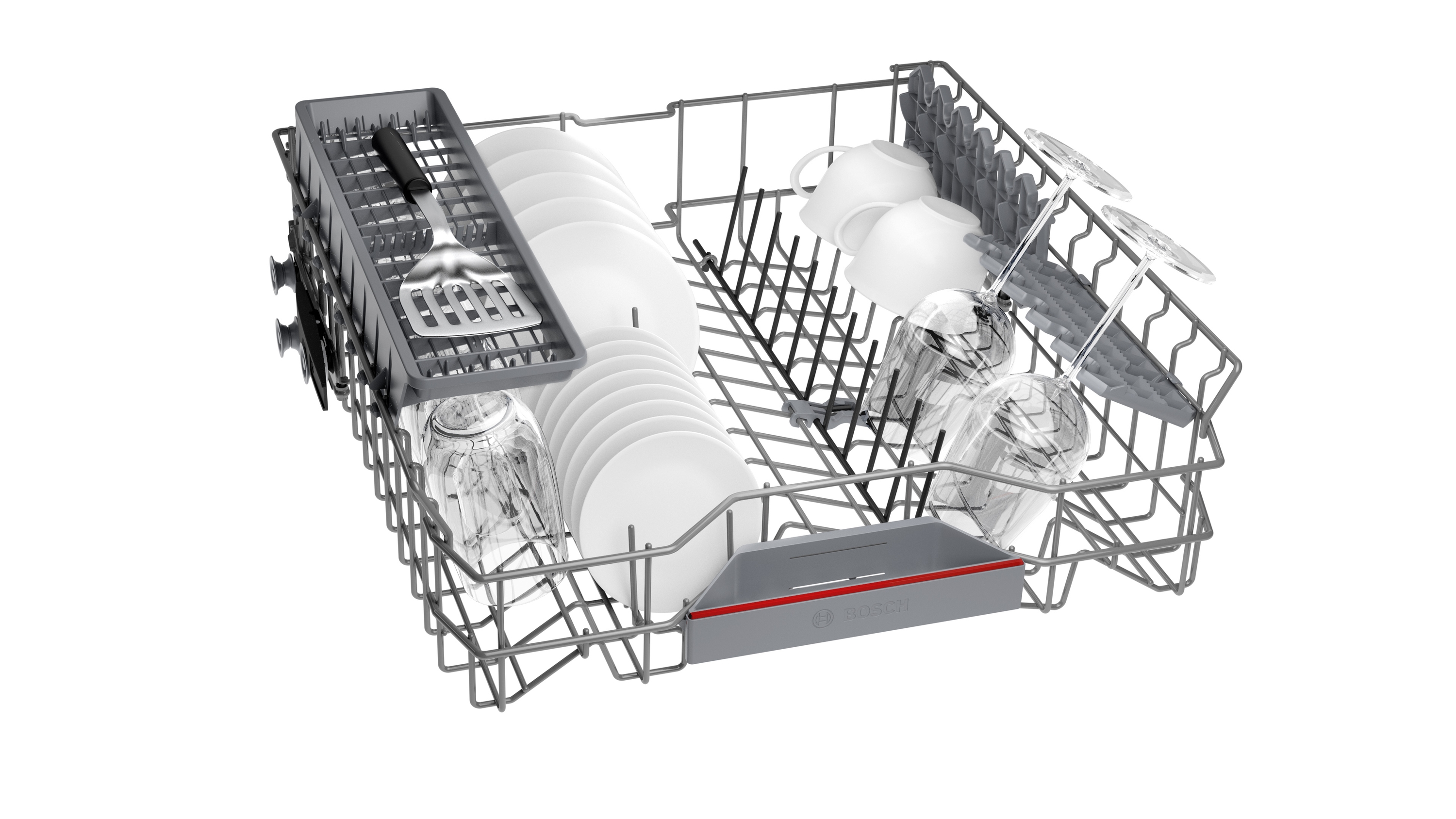 Ugradna mašina za sudove 60 cm SGI4HAS48E Serie 4, Stainless Steel