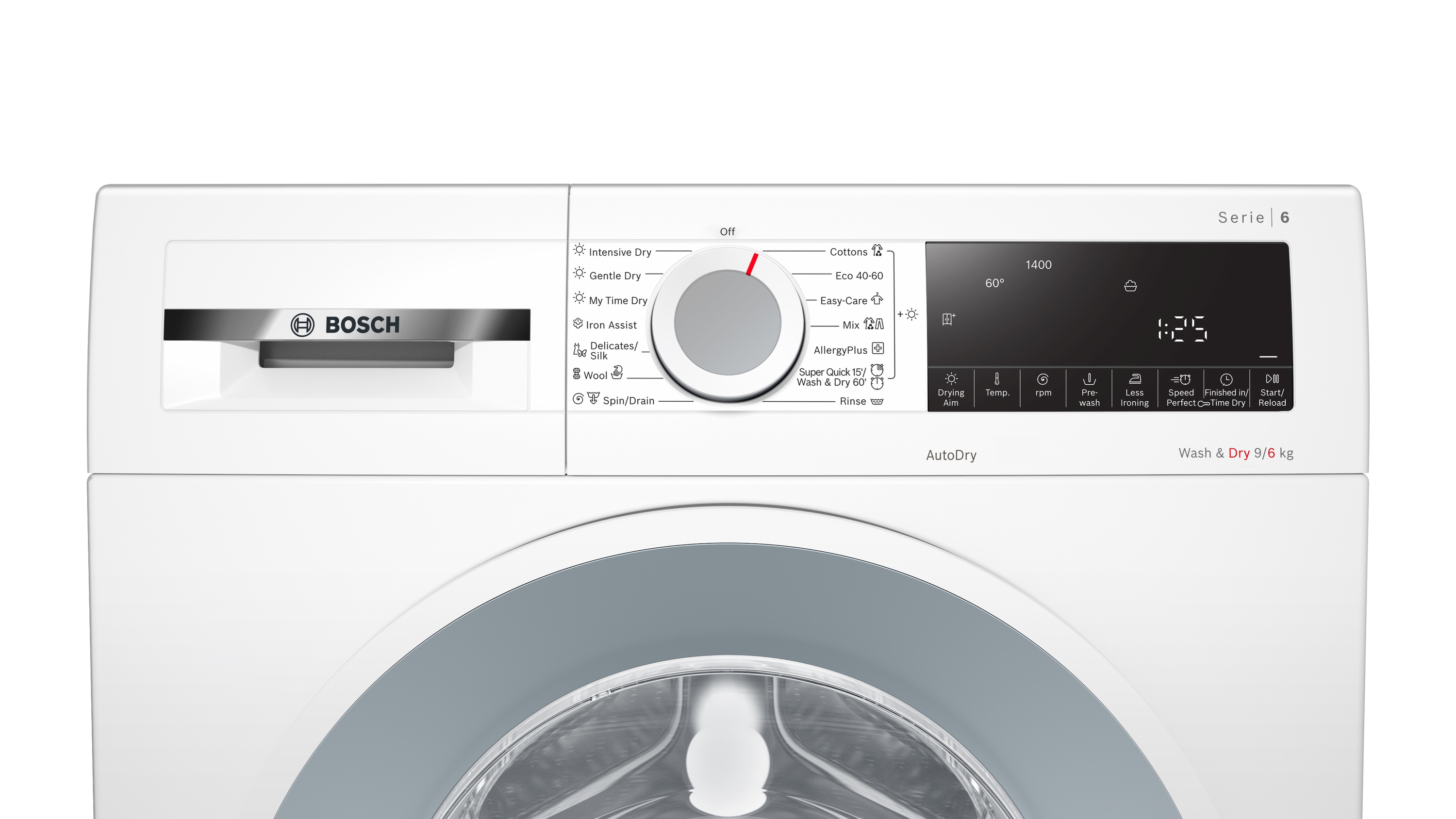 Mašina za pranje i sušenje veša WNA14400BY 9/6 kg