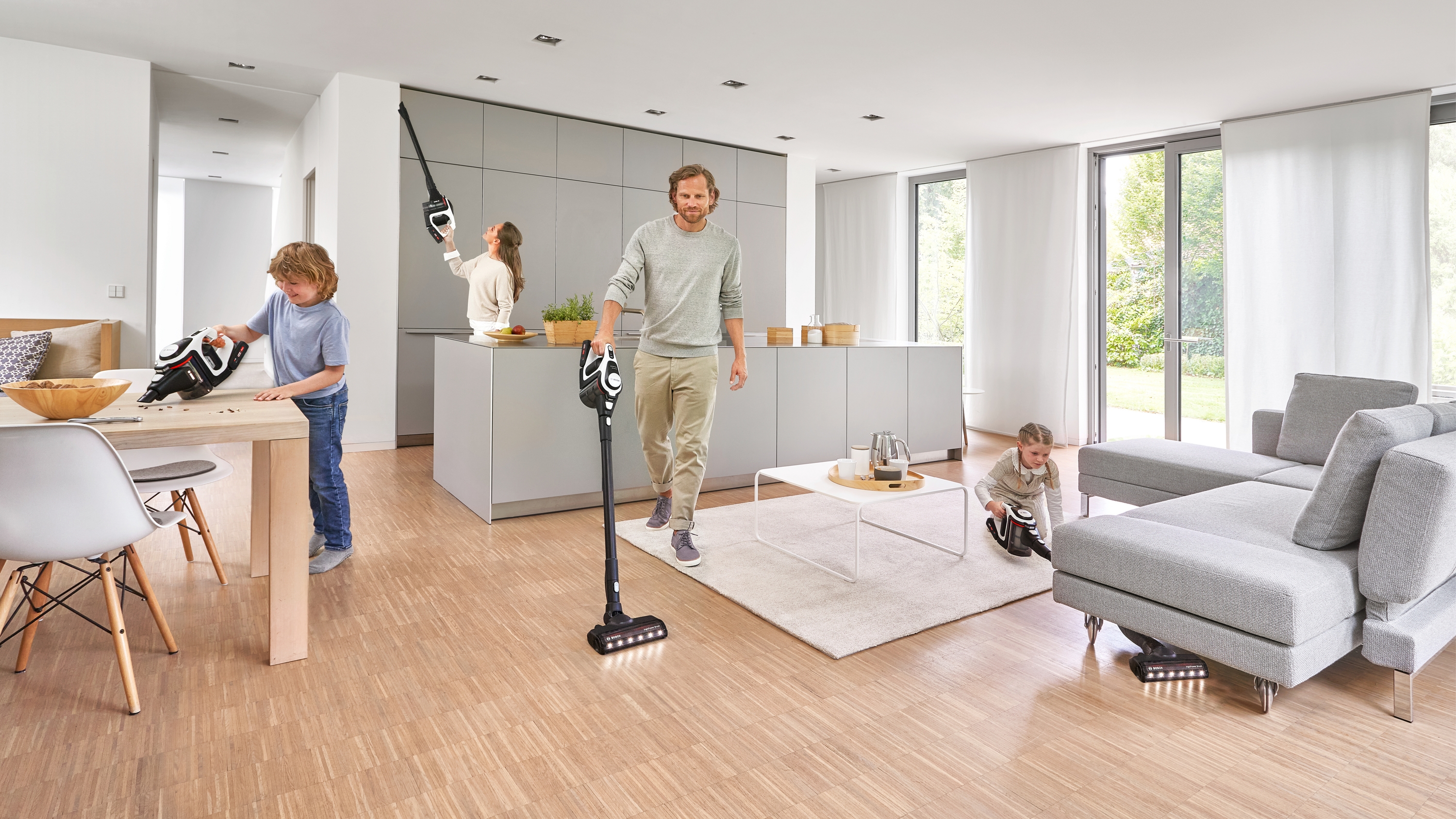 Štapni usisivač na baterije Unlimited 8 Gen 2 BSS8224, bela