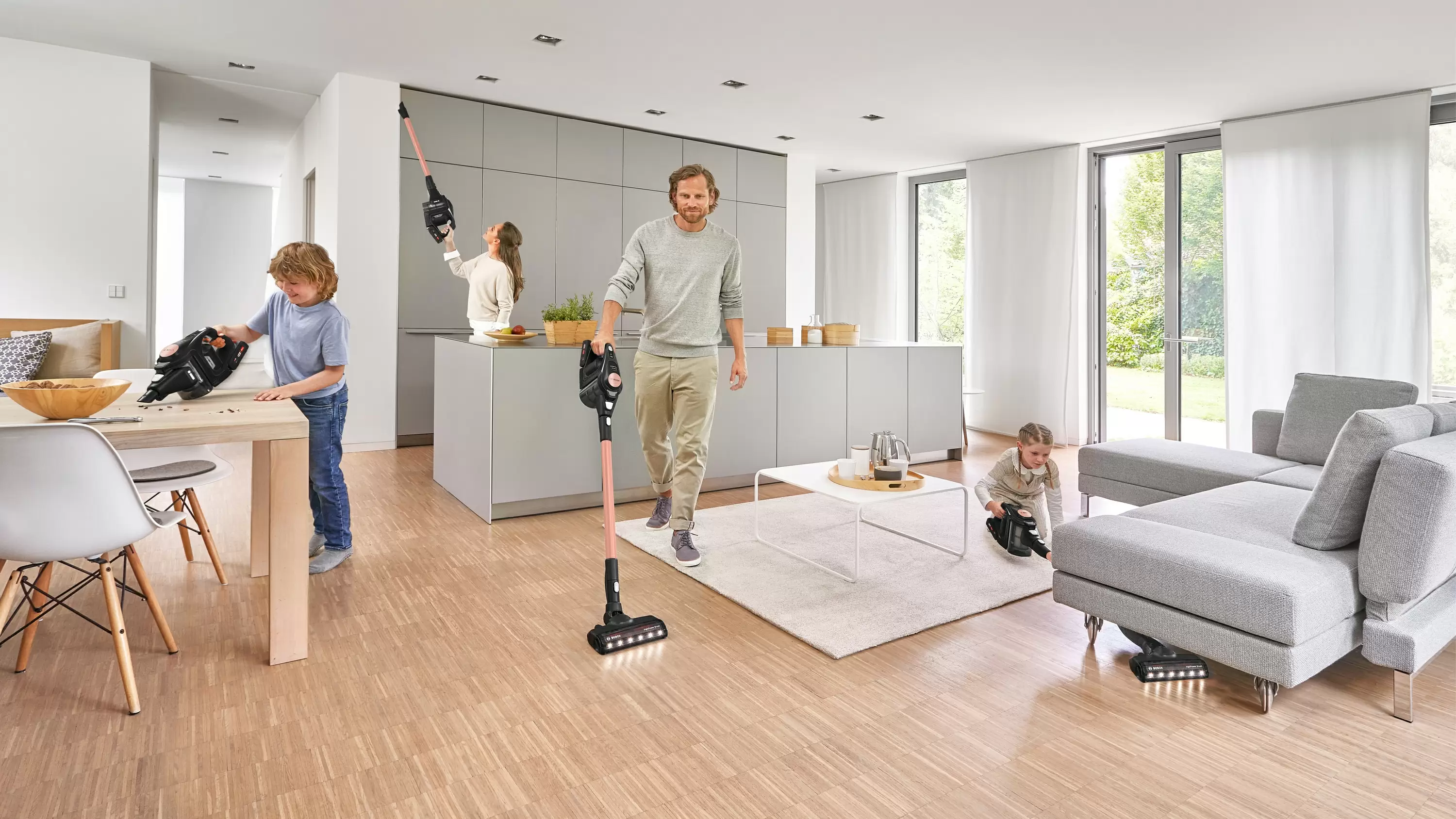 Štapni usisivač na baterije Unlimited 8 Gen 2 BCS8214PRQ, ProParquet