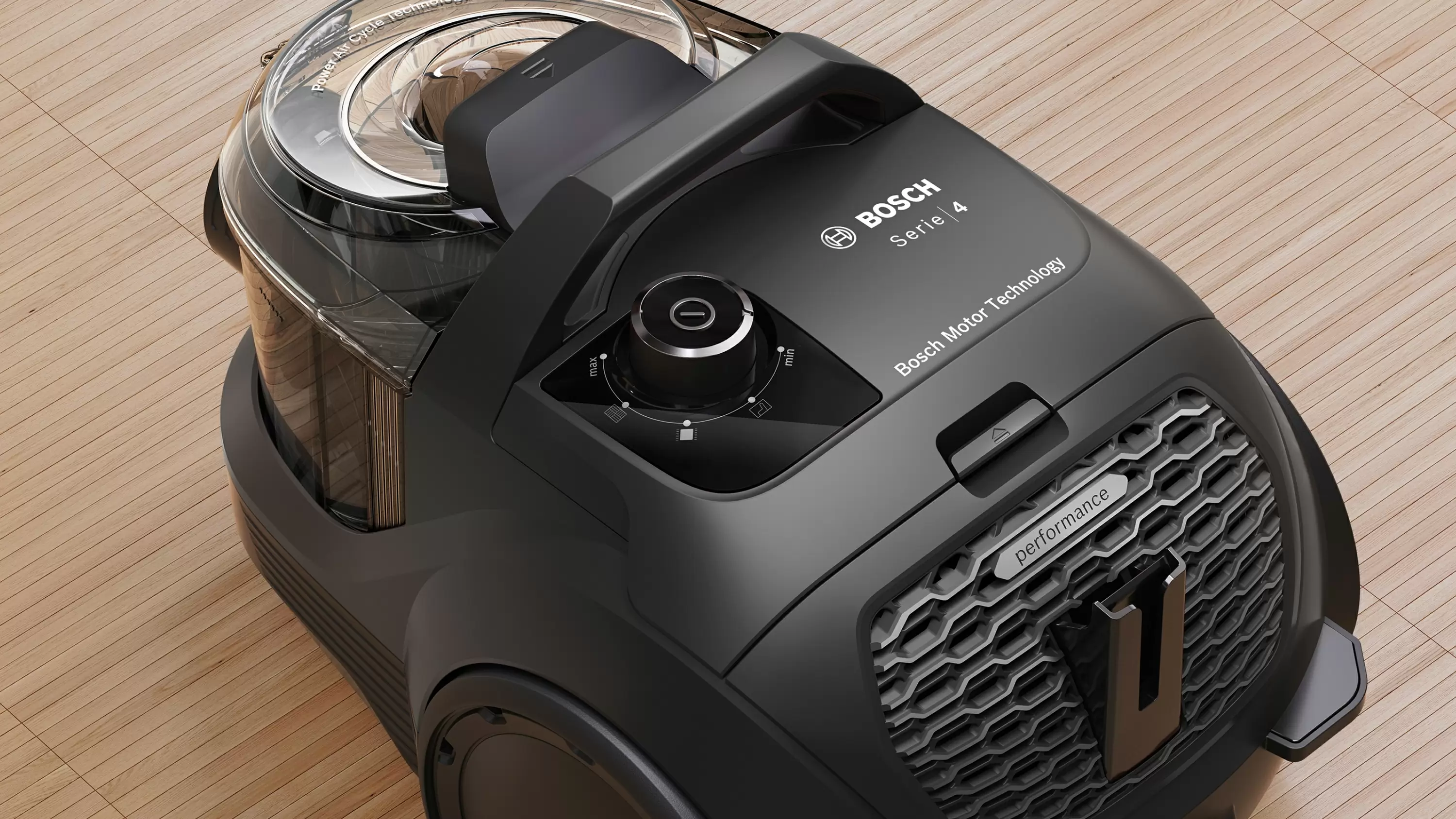 Usisivač sa posudom BGC21X200 Serie 4, Crna