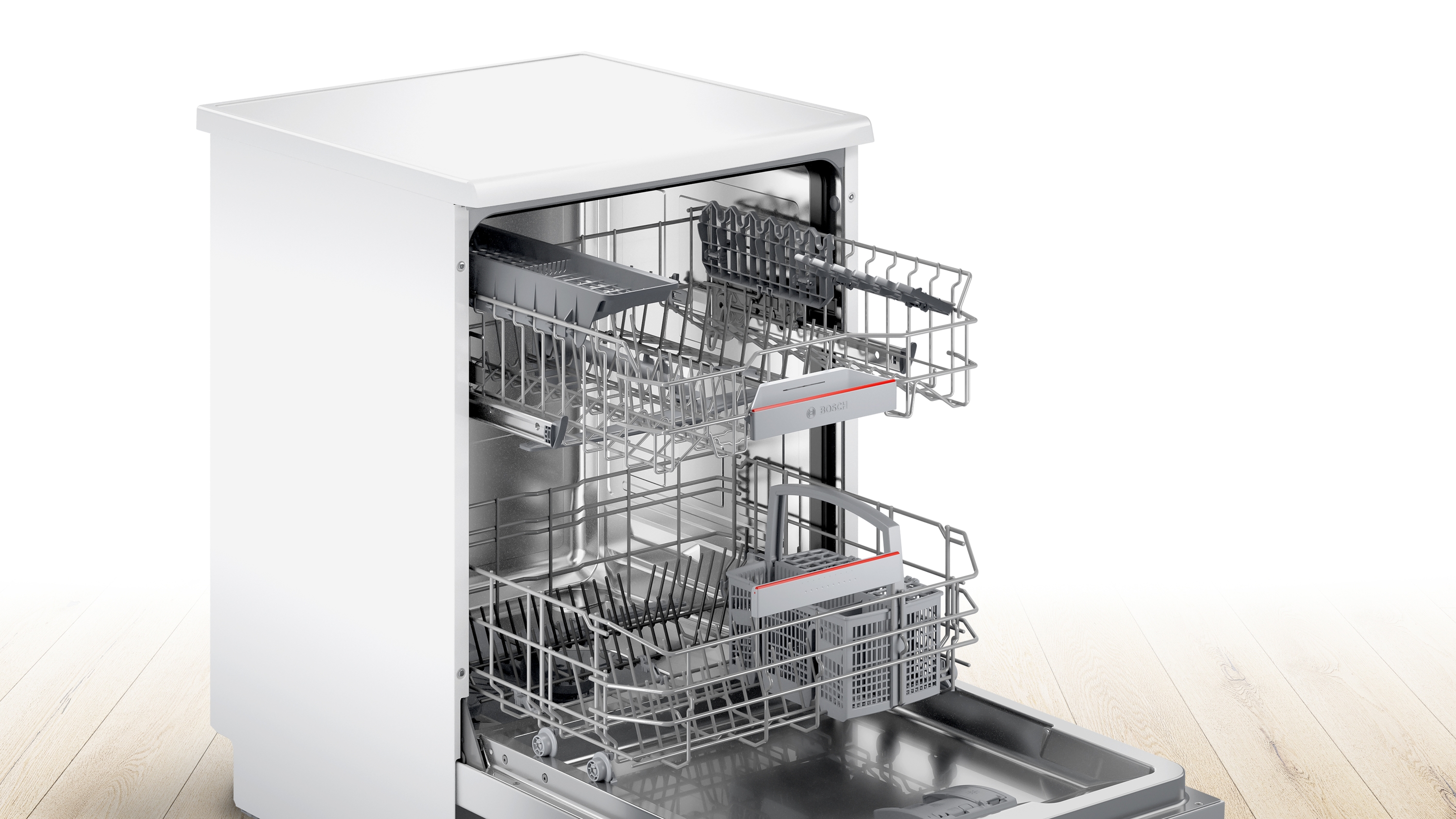 Samostojeća mašina za sudove 60 cm SGS4HAW48E Serie 4, AquaStop