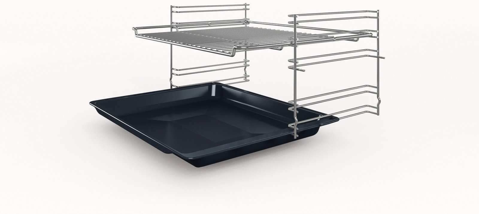 Ugradna rerna HBF133BA0 Serie 2 60x60cm, Siva, 3D vrući vazduh