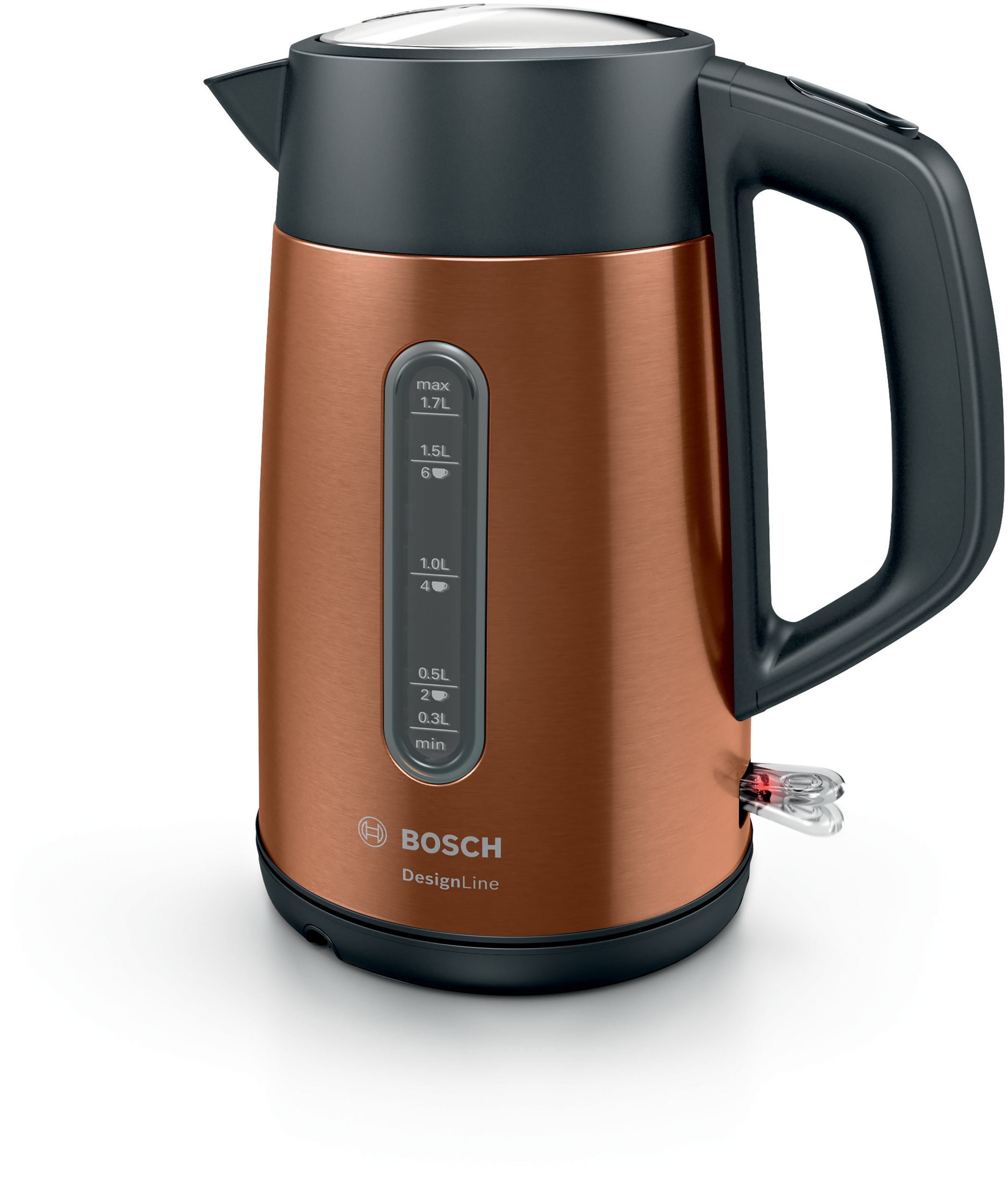 Kuvalo za vodu TWK4P439 DesignLine, 1.7 L, Copper
