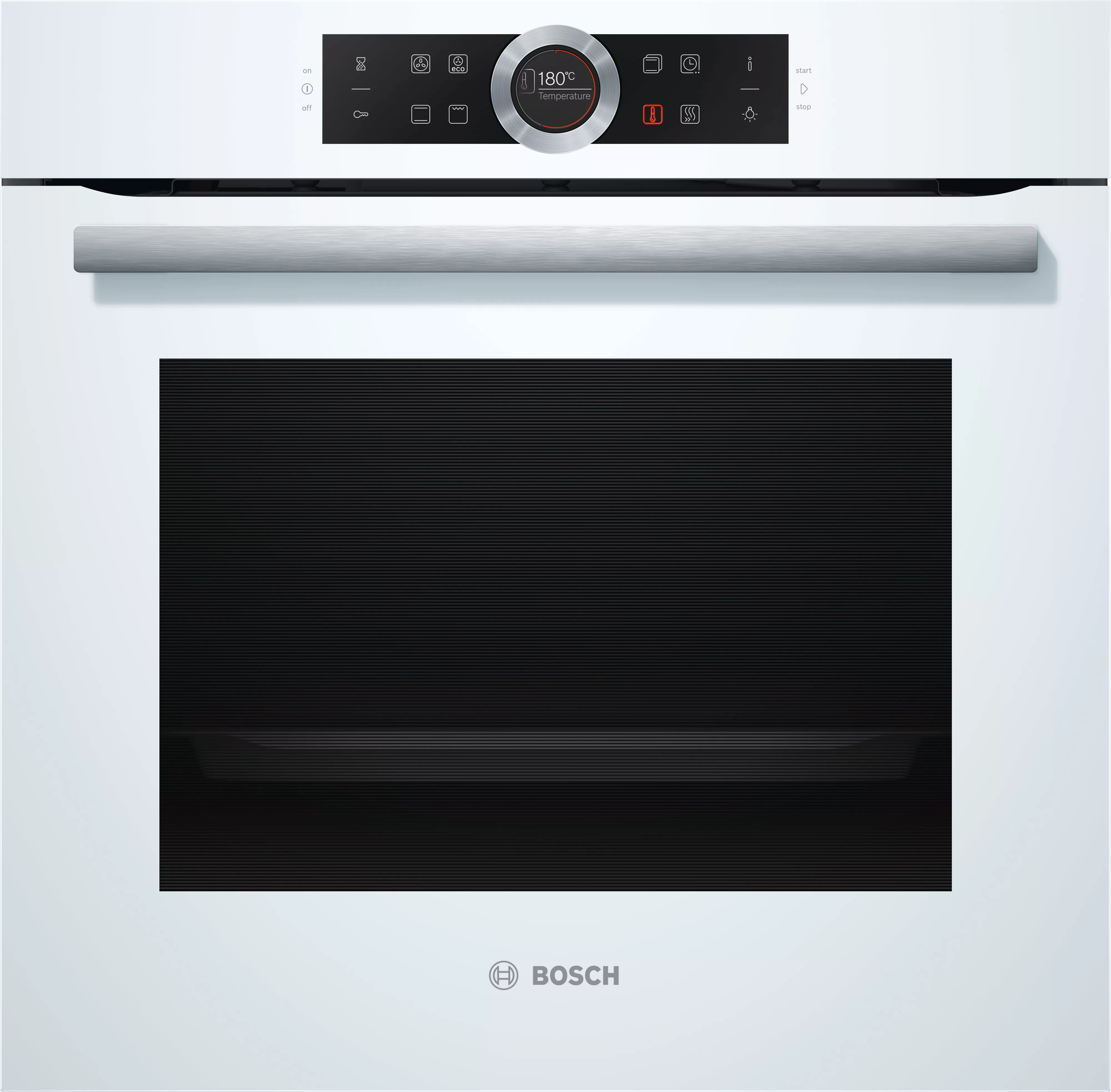 Ugradna rerna HBG634BW1 Serie 8 60x60cm, Bela, Specijalni premaz
