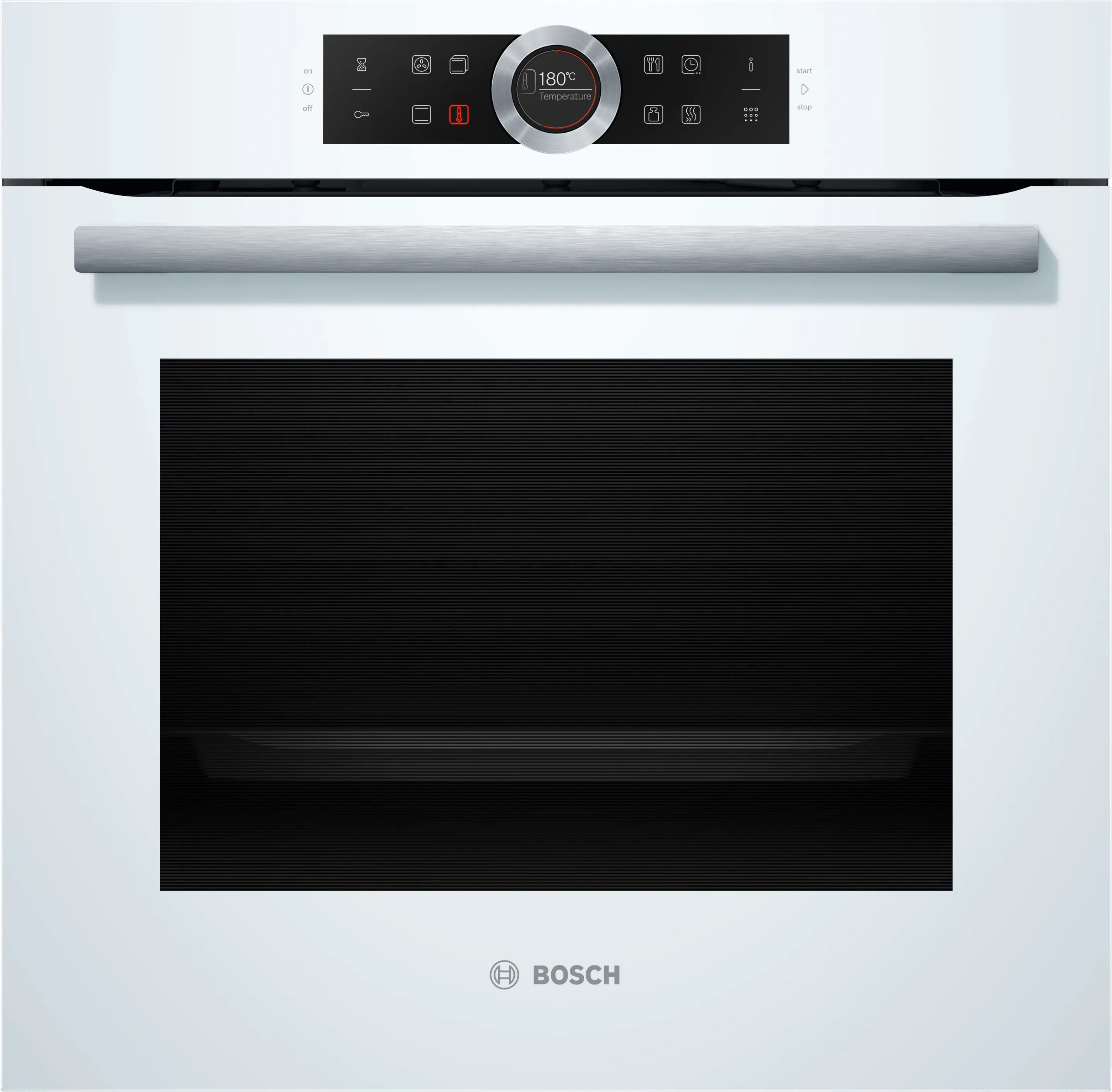 Ugradna rerna HBG675BW1 Serie 8 60x60cm, Bela, 10 automatskih programa
