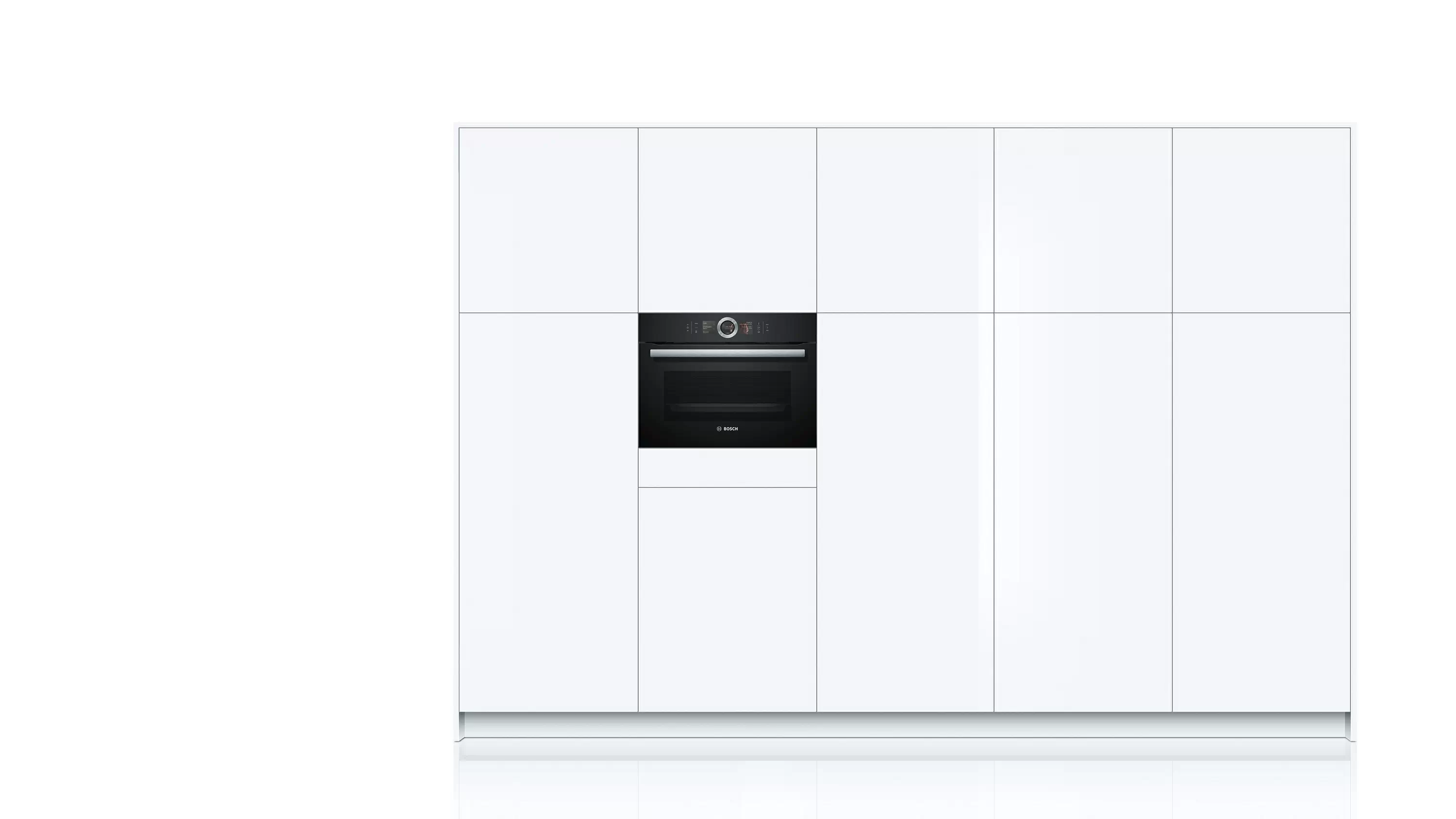 Ugradna kompaktna rerna, 45cm CSG656RB7 Mogućnost pečenja na pari, Serie 8