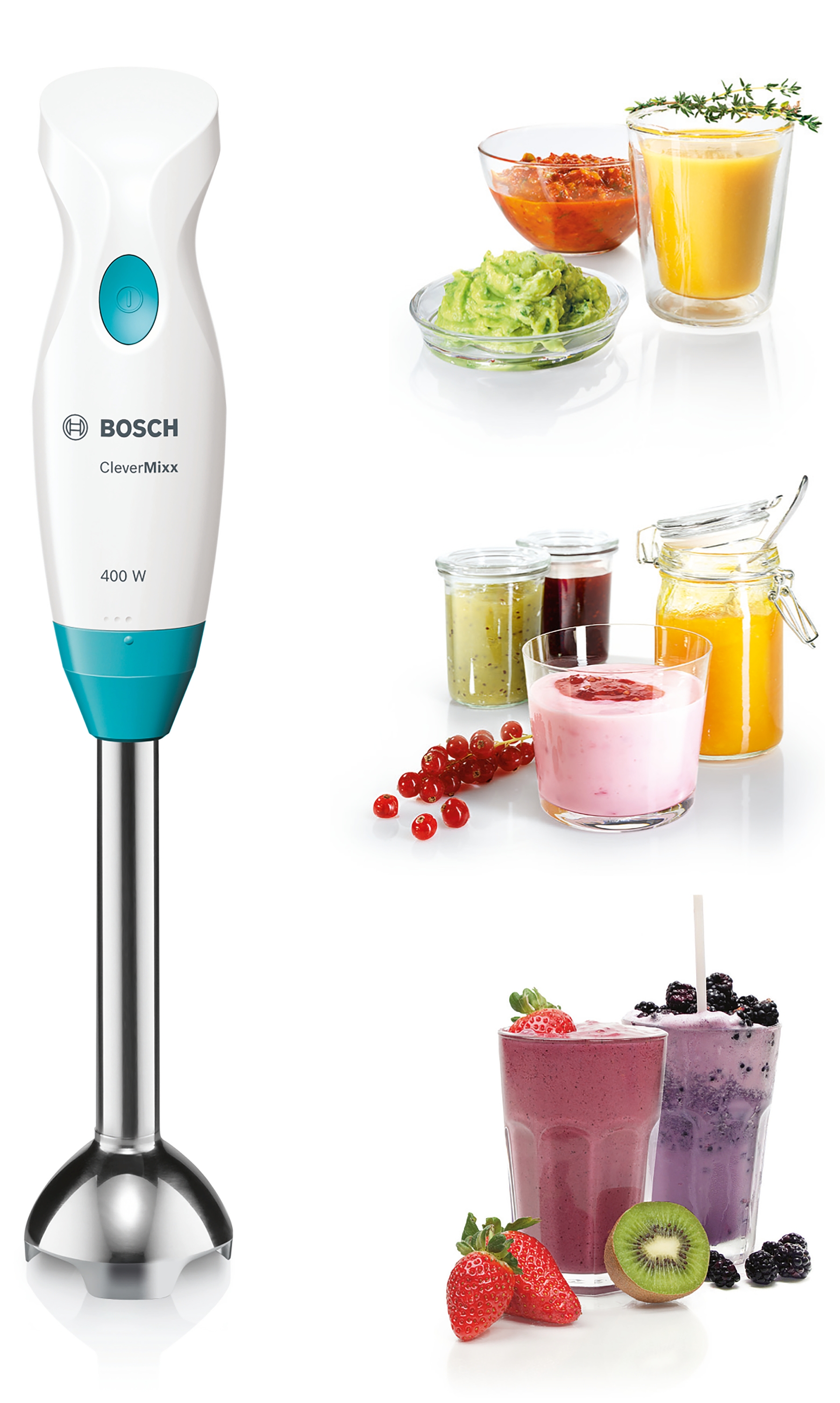 Štapni mikser MSM2410DW Clevermixx fun, 400 W