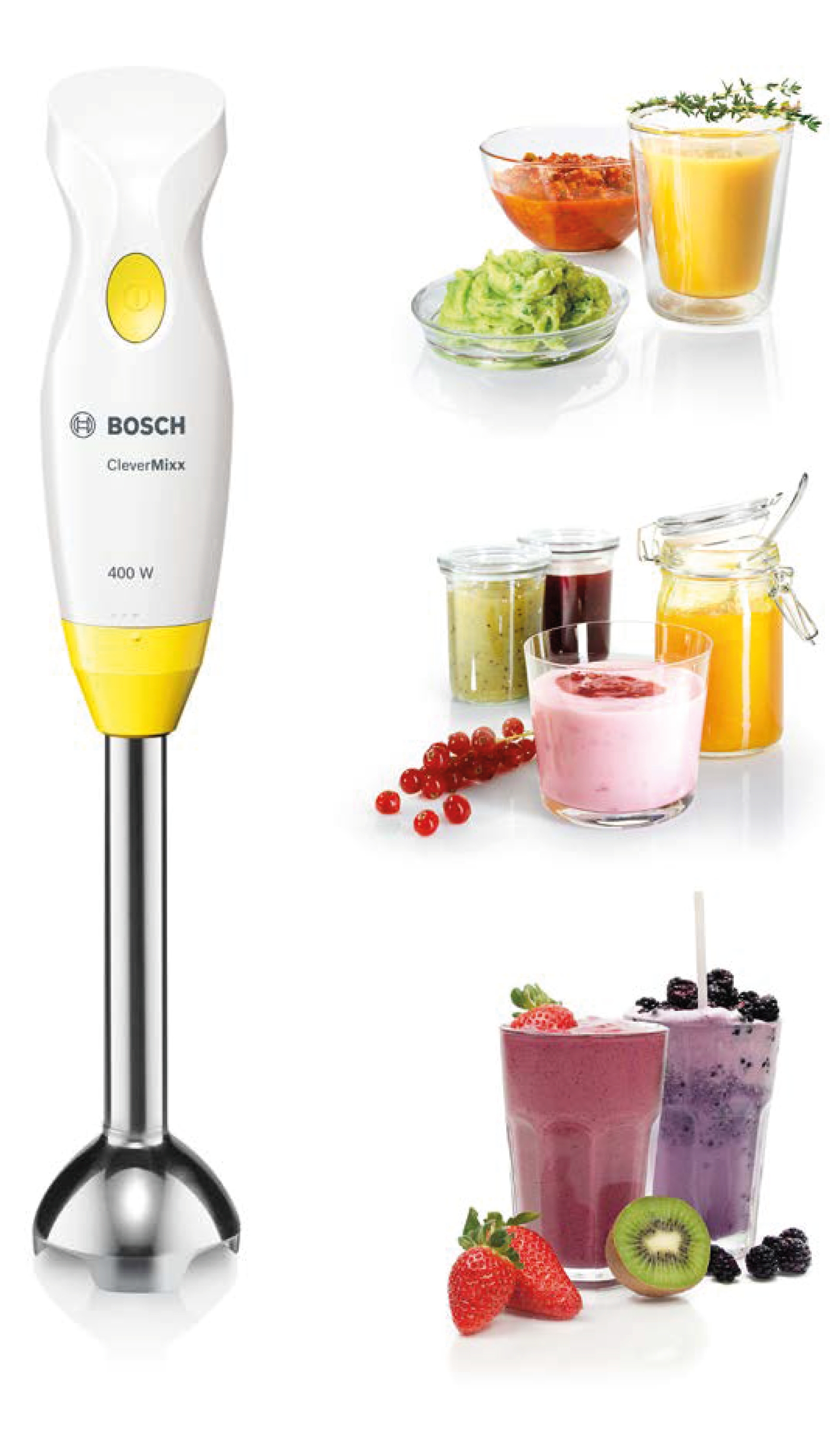Štapni mikser MSM2410YW Clevermixx fun, 400 W