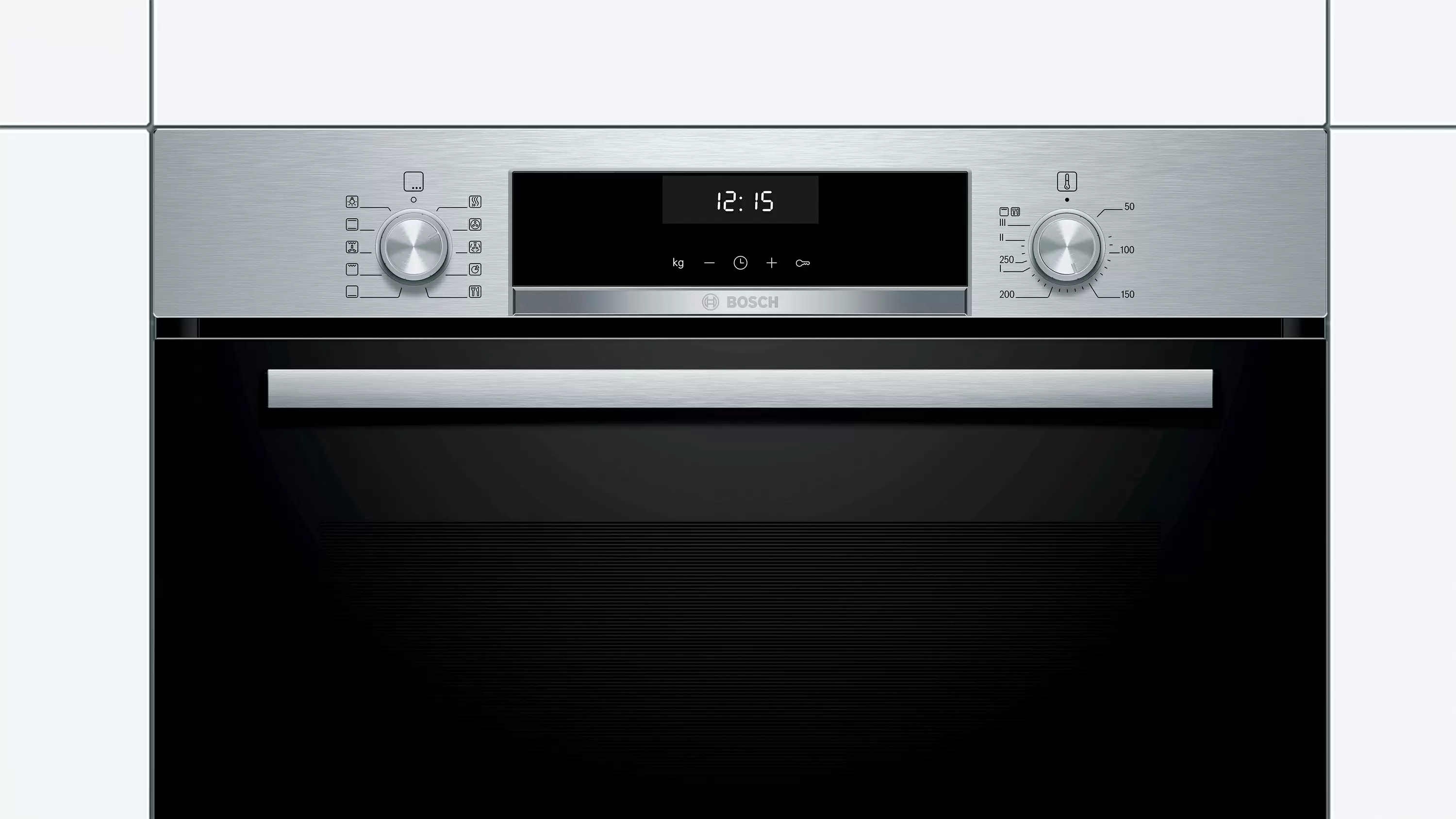Ugradna rerna HBG5370S0 Serie 6 60x60cm, Siva, Optimalna raspodela toplote