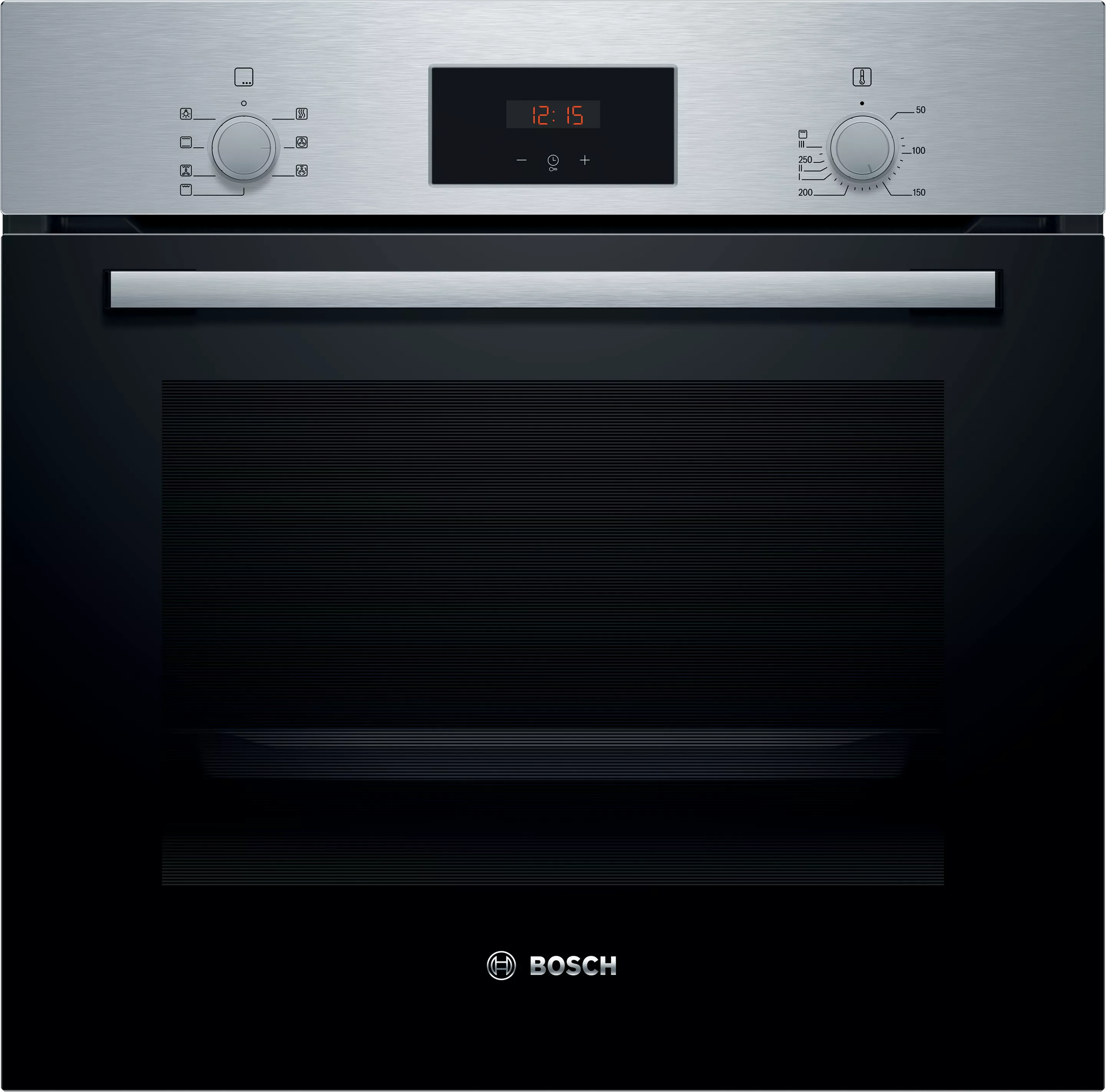 Ugradna rerna HBF113BS1 Serie 2 60x60cm, Siva, Ravnomerna raspodela toplote