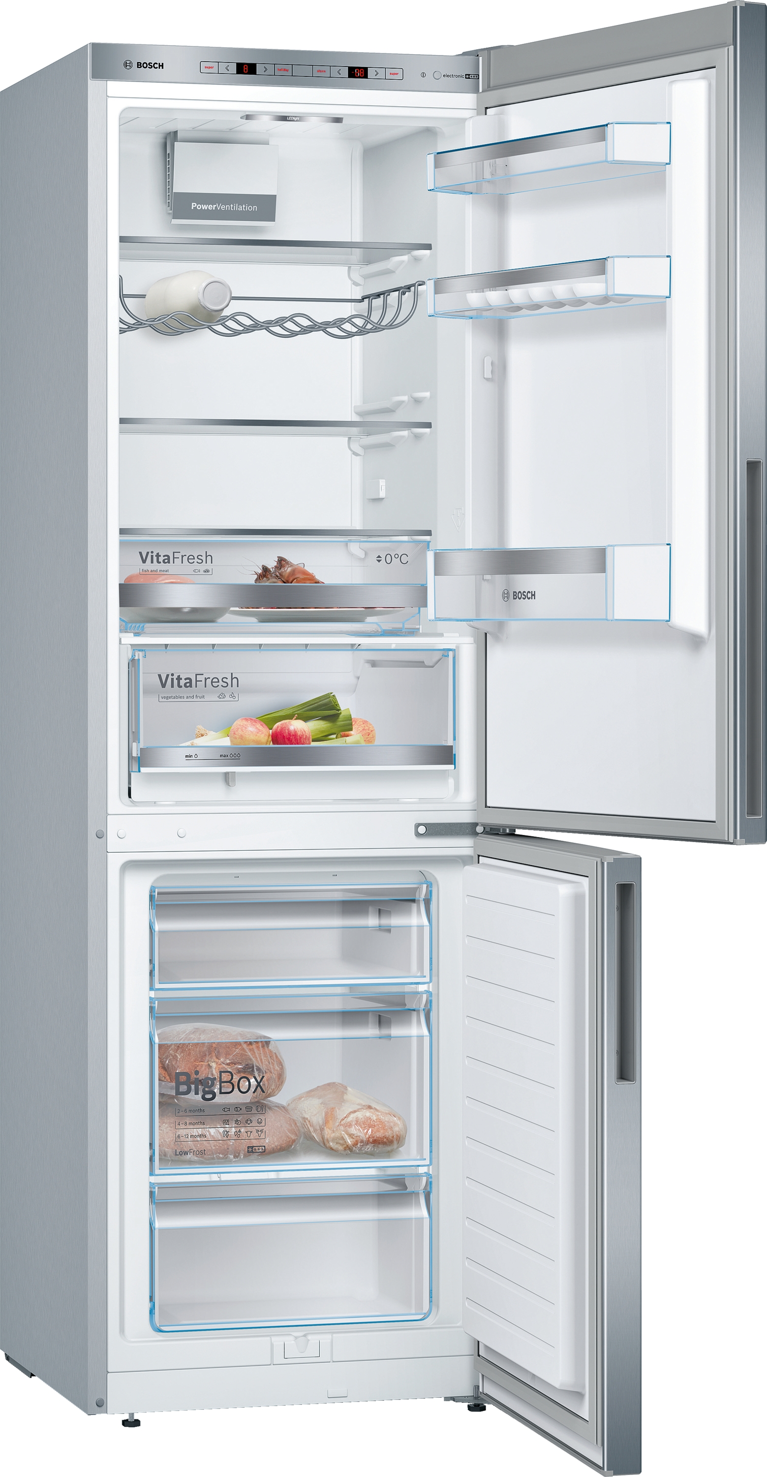 Kombinovani frižider sa zamrzivačem KGE36ALCA Serie 6, VitaFresh