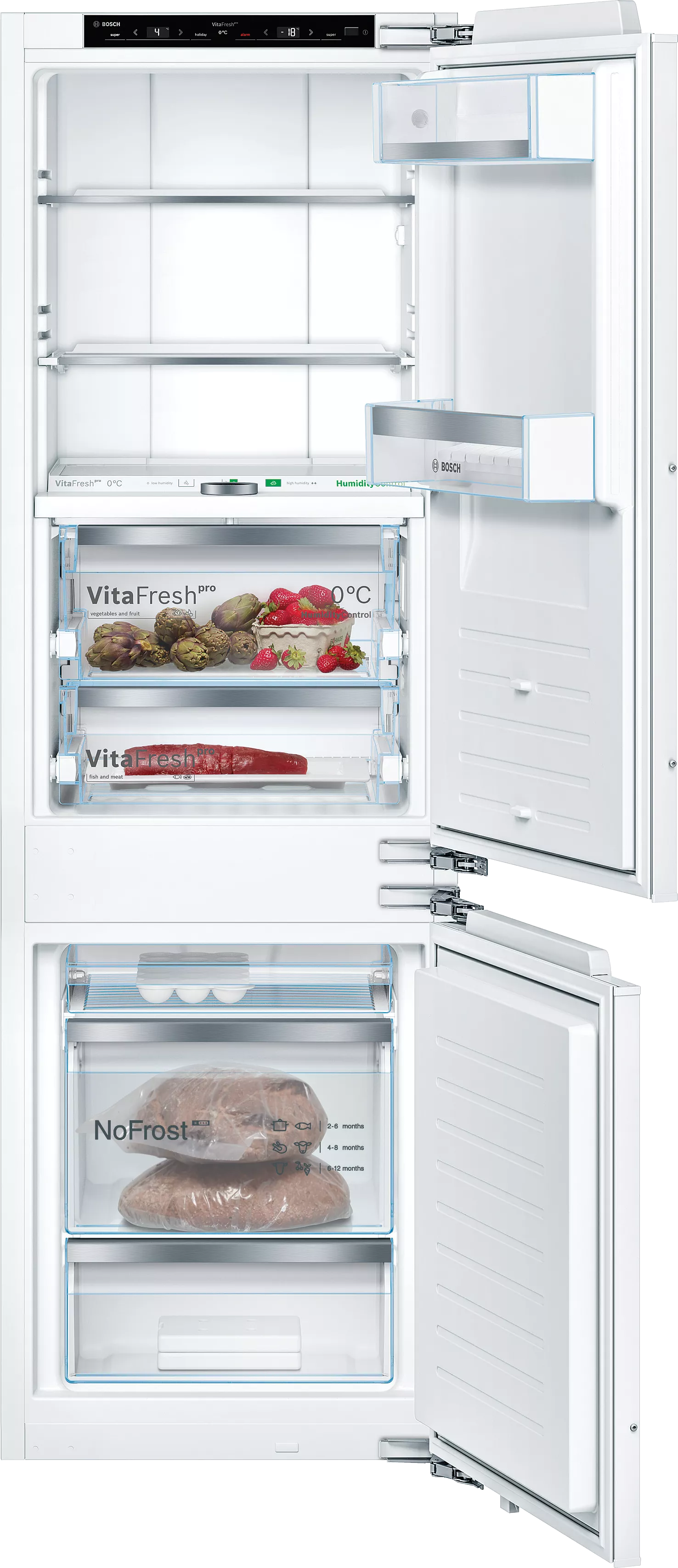 Ugradni frižider KIF86PFE0 Serie 8, VarioShelf
