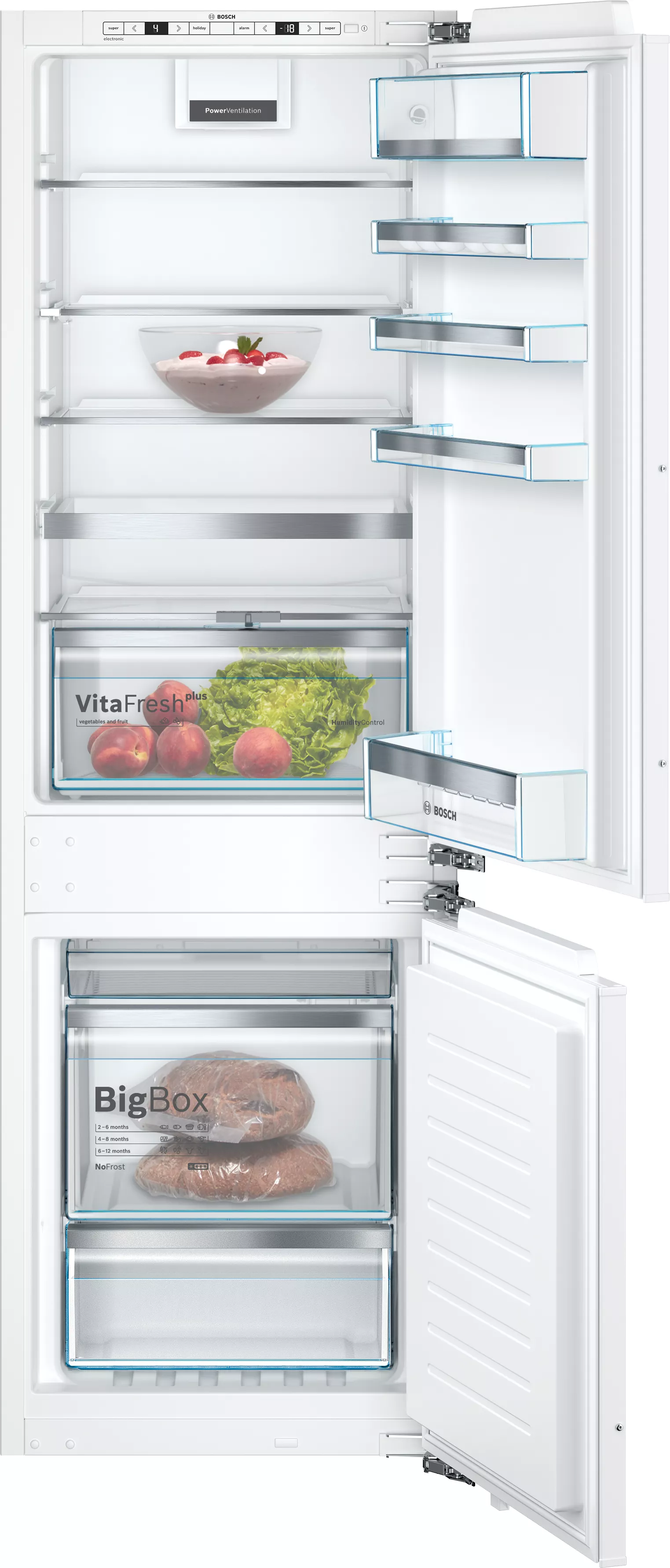 Ugradni frižider KIN86AFF0 Serie 6, SuperCooling