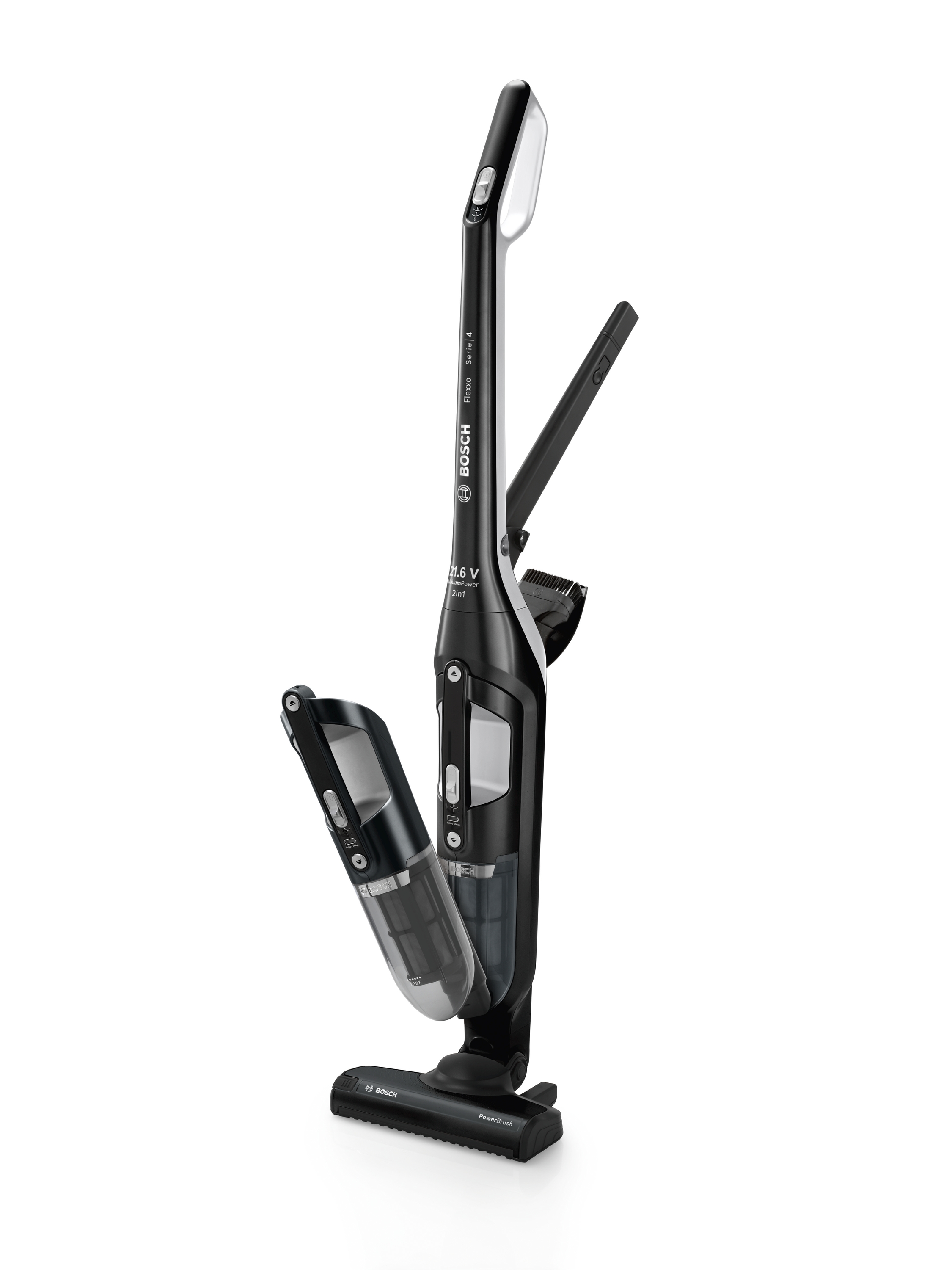 Štapni usisivač na baterije s dodacima Flexxo BBH32101, Serie 4, 21.6V