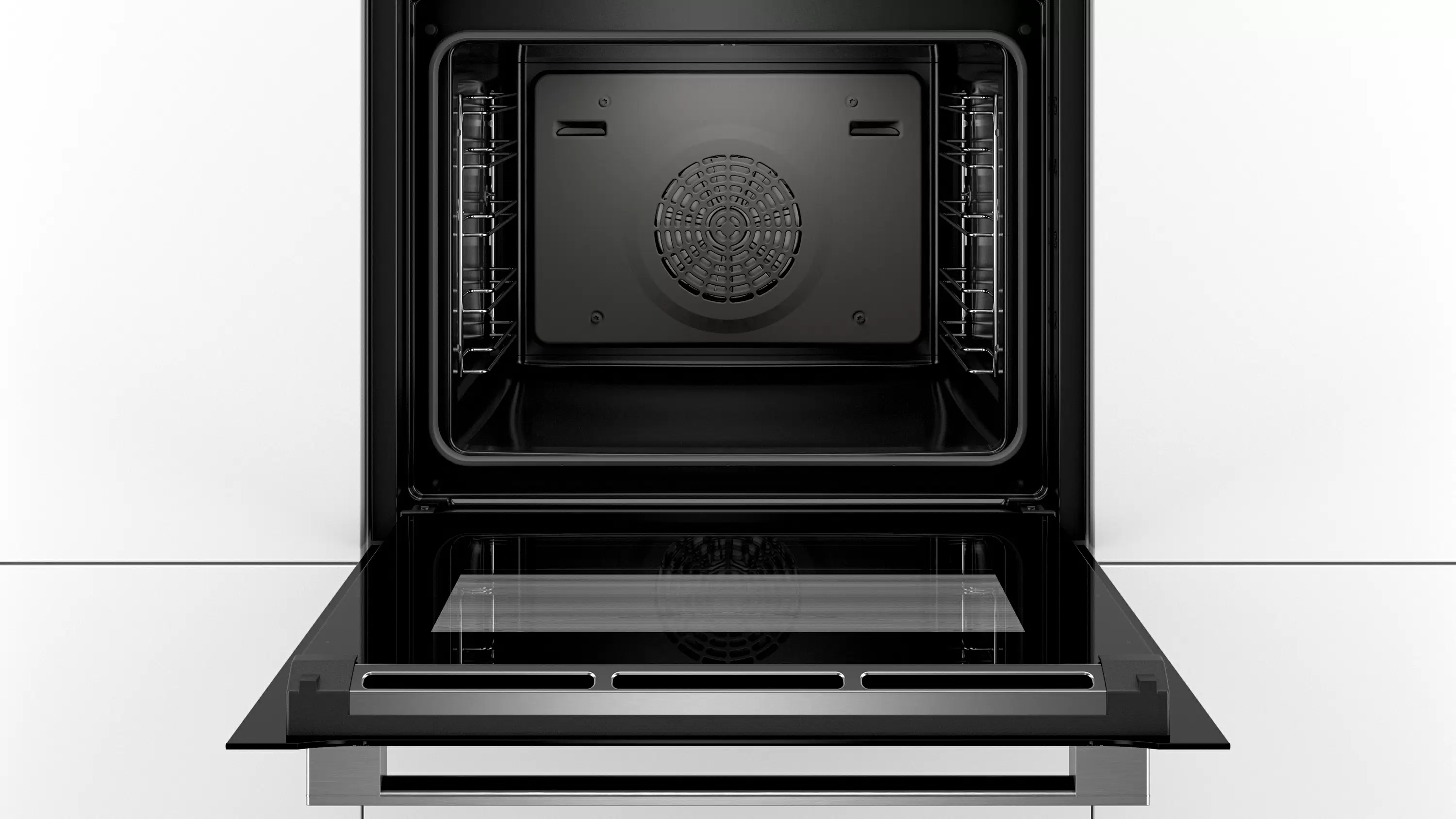 Ugradna rerna HBG634BW1 Serie 8 60x60cm, Bela, Specijalni premaz