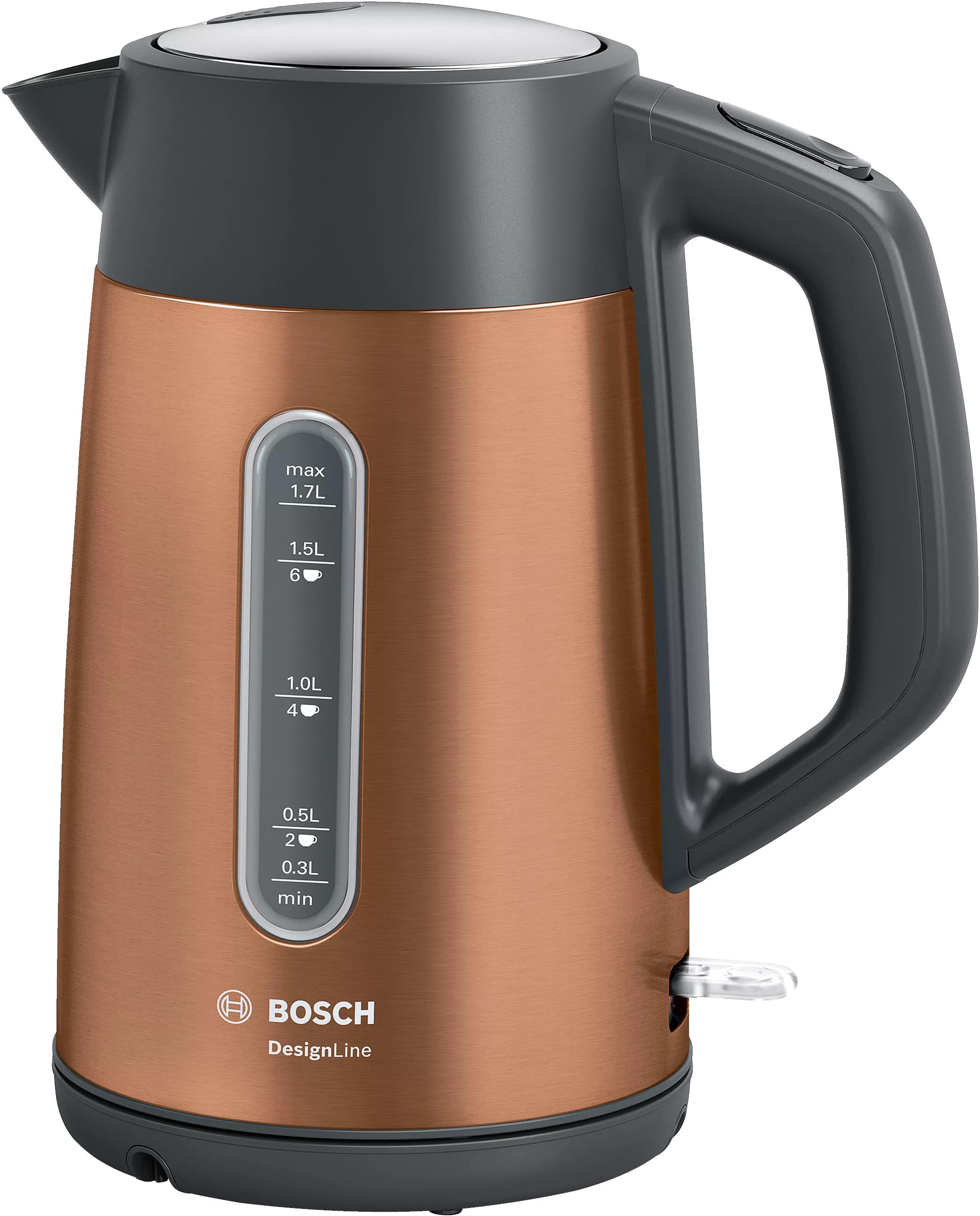 Kuvalo za vodu TWK4P439 DesignLine, 1.7 L, Copper