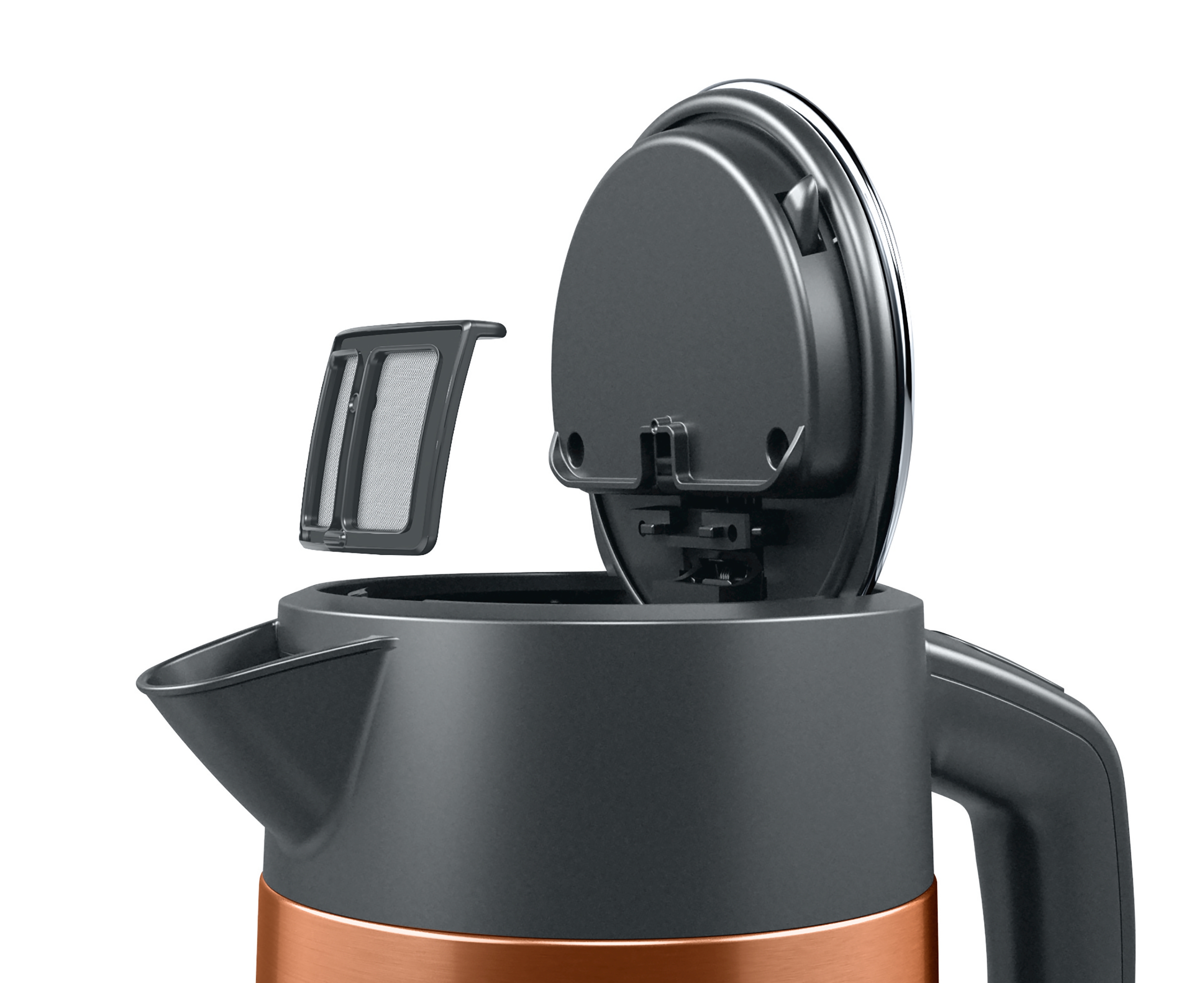 Kuvalo za vodu TWK4P439 DesignLine, 1.7 L, Copper