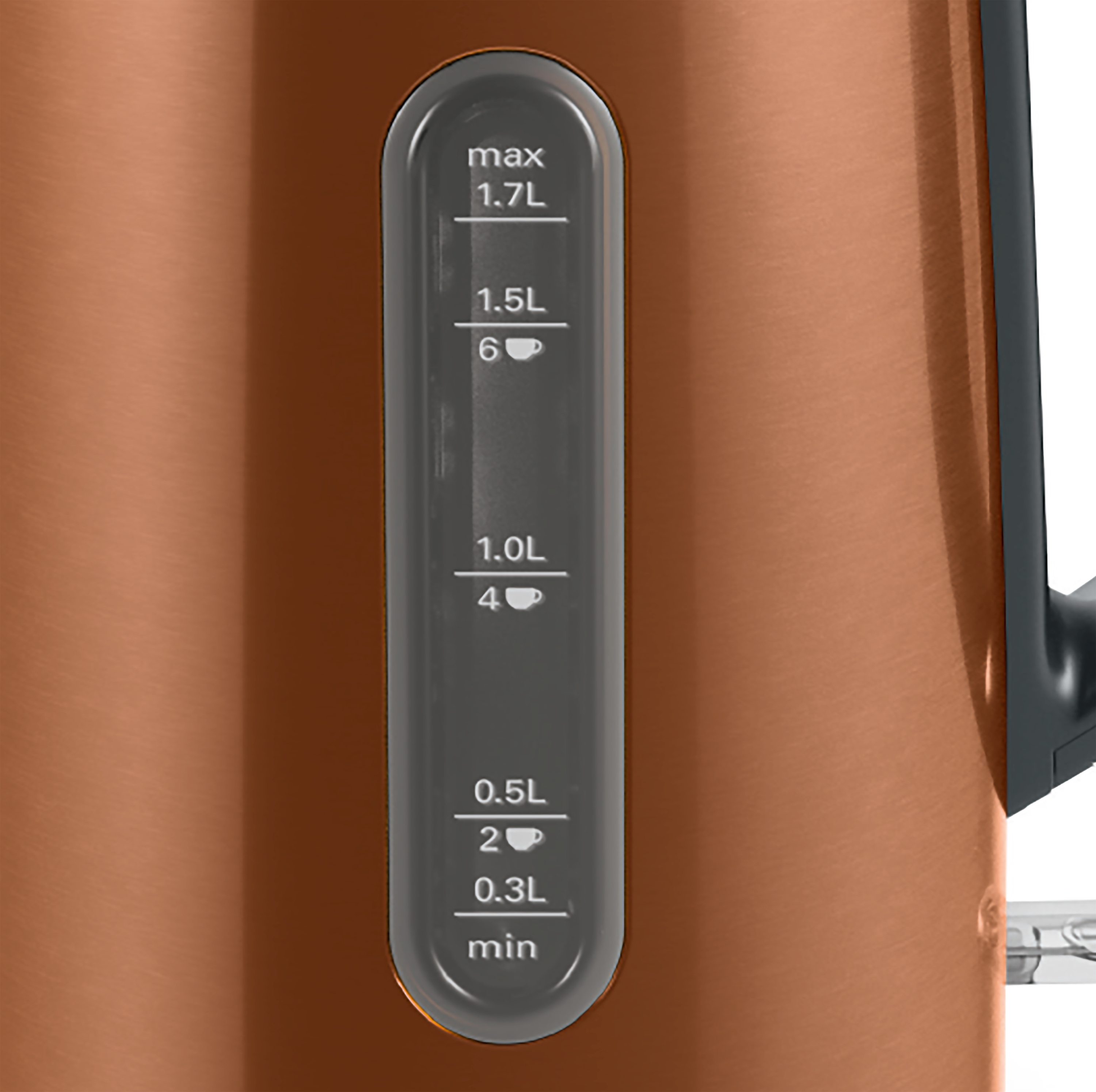 Kuvalo za vodu TWK4P439 DesignLine, 1.7 L, Copper