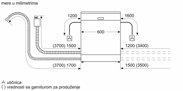 Ugradna mašina za pranje sudova 60 cm SMV6ZCX49E Serie 6