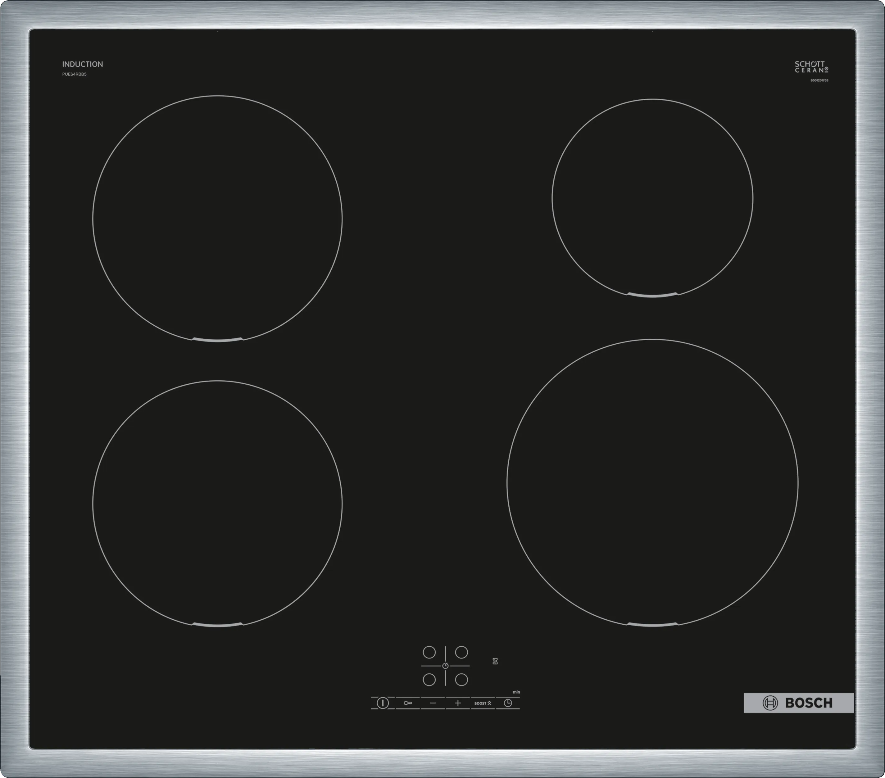 Indukciona ploča za kuvanje, PUE645BB5D, Serie 6