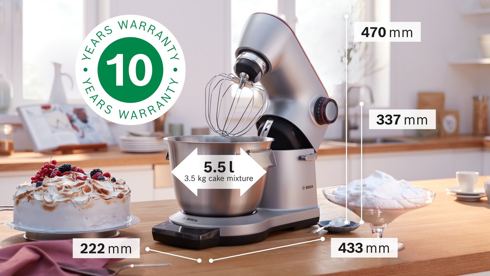 Kuhinjski robot MUM9YX5S12 OptiMUM, 1500 W