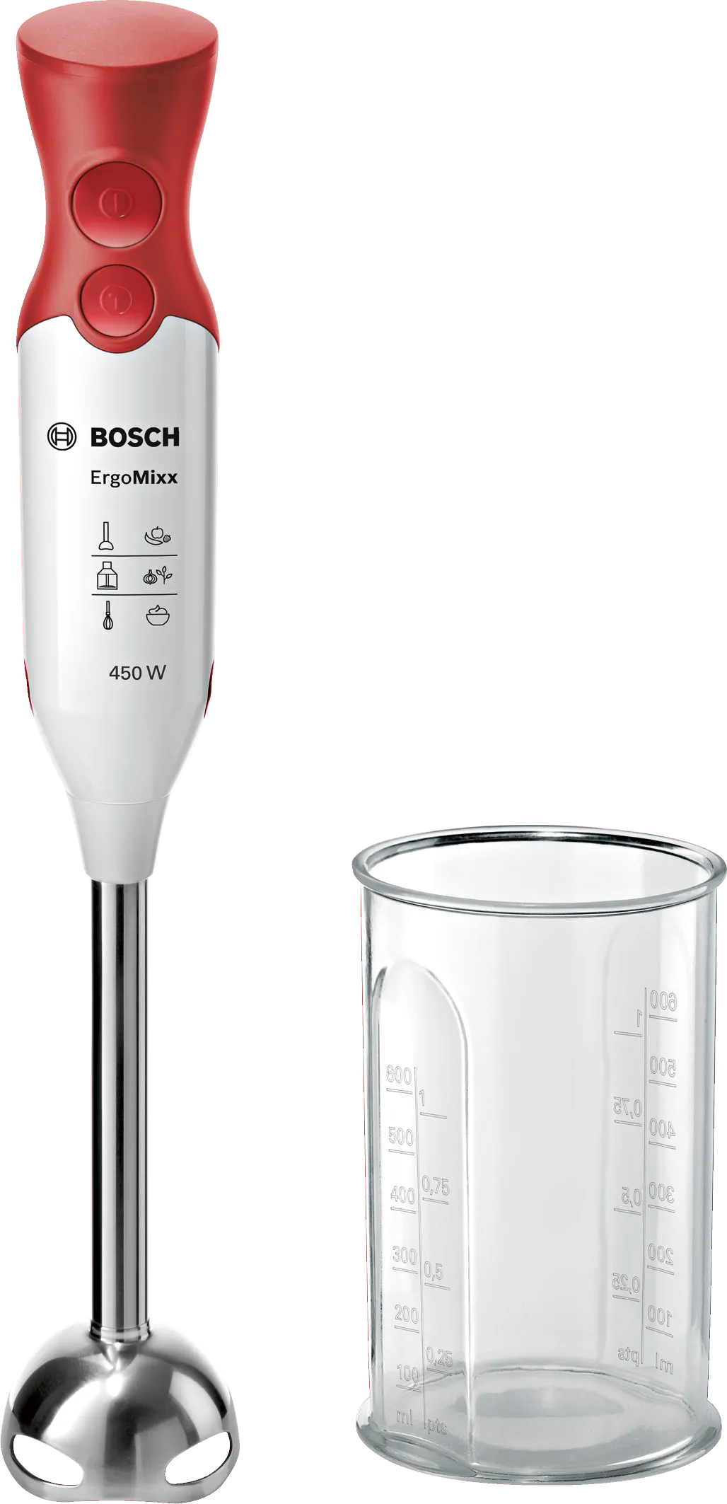 Štapni mikser, MSM64110, ErgoMixx, 4 wing blade, Dvije radne brzine