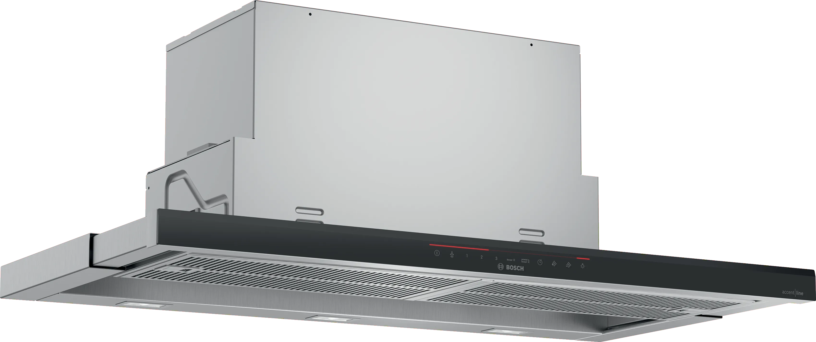 Series 8, telescopic cooker hood, 90 cm, Stainless steel, DFS098K54