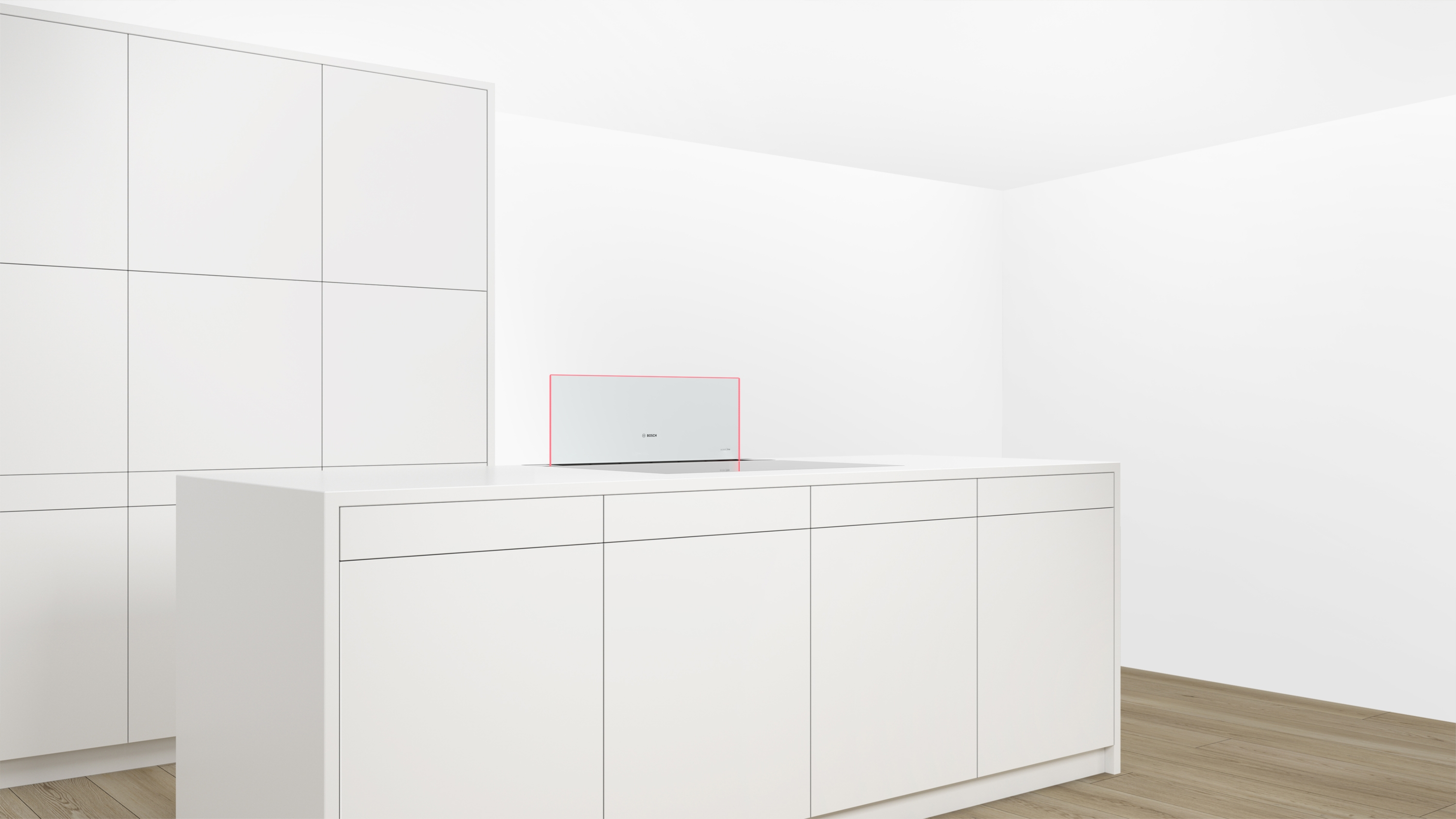 Series 8, downdraft hood, 80 cm, clear glass, DDW88MM66