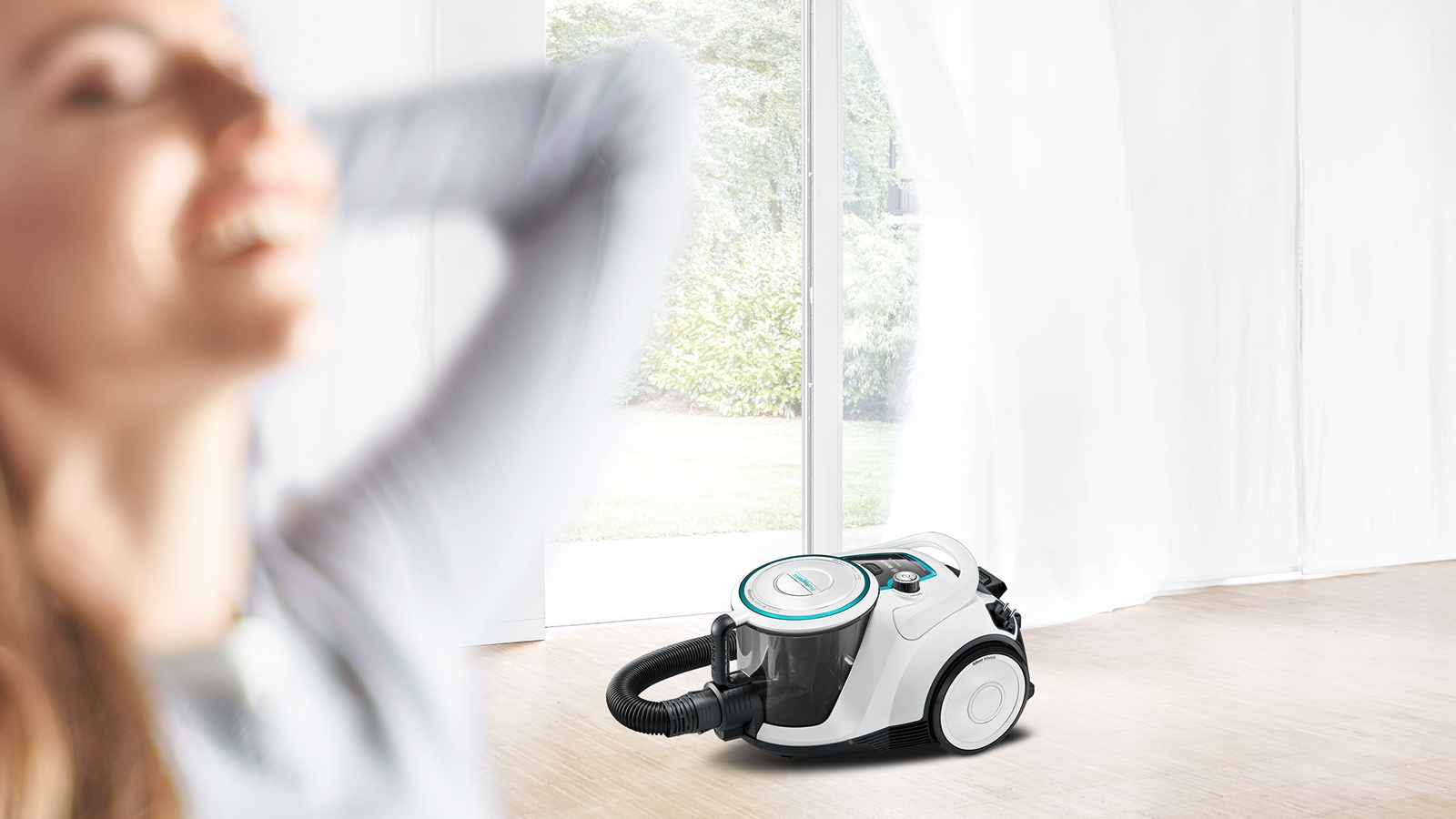 Usisivač bez kese BGS41HYG1 Serija 6, ProHygienic, Bela