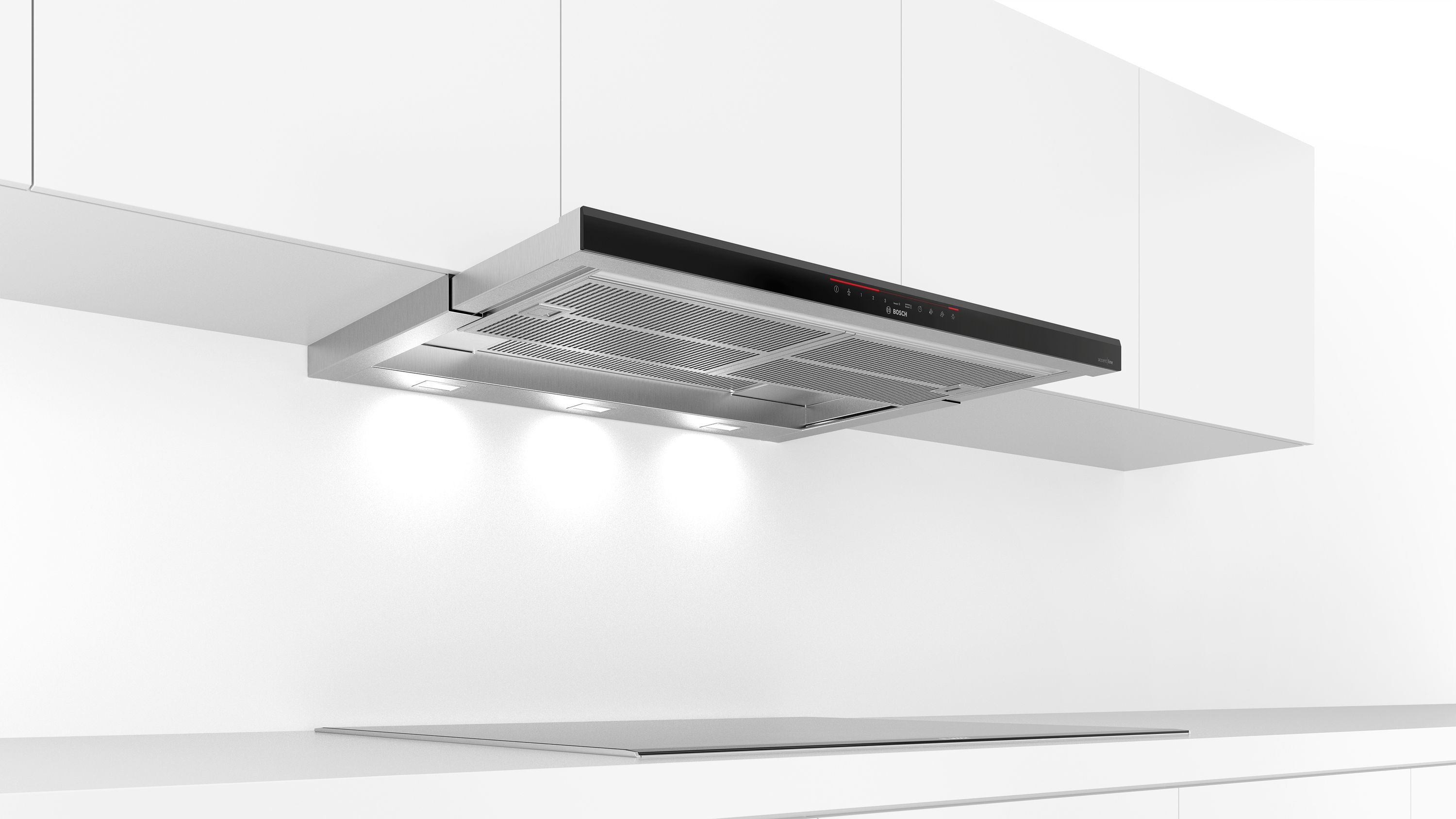 Series 8, telescopic cooker hood, 90 cm, Stainless steel, DFS098K54