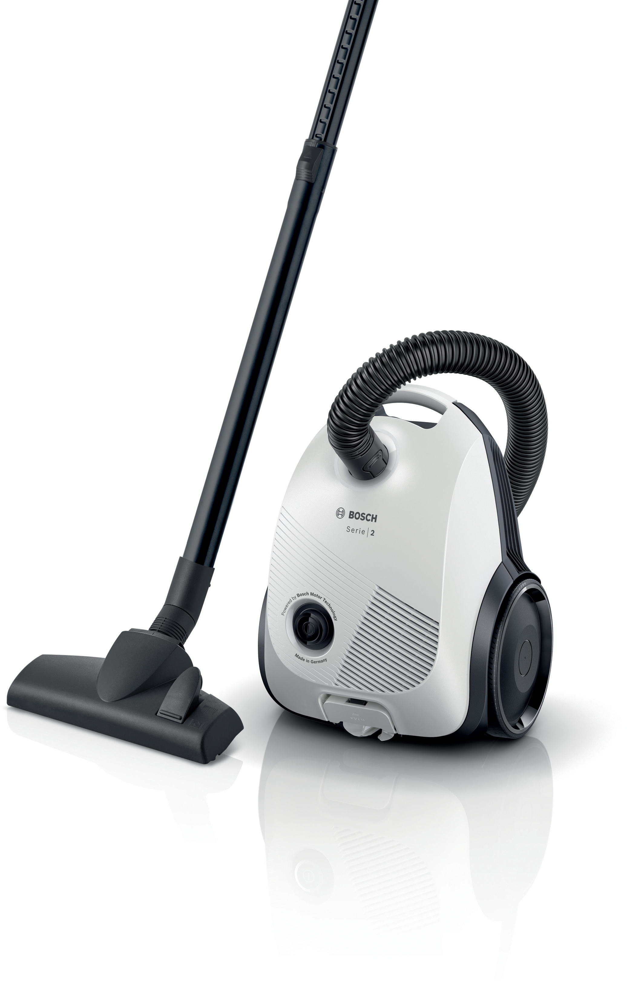 Series 2, Bagged vacuum cleaner, White, BGLS2FRESH