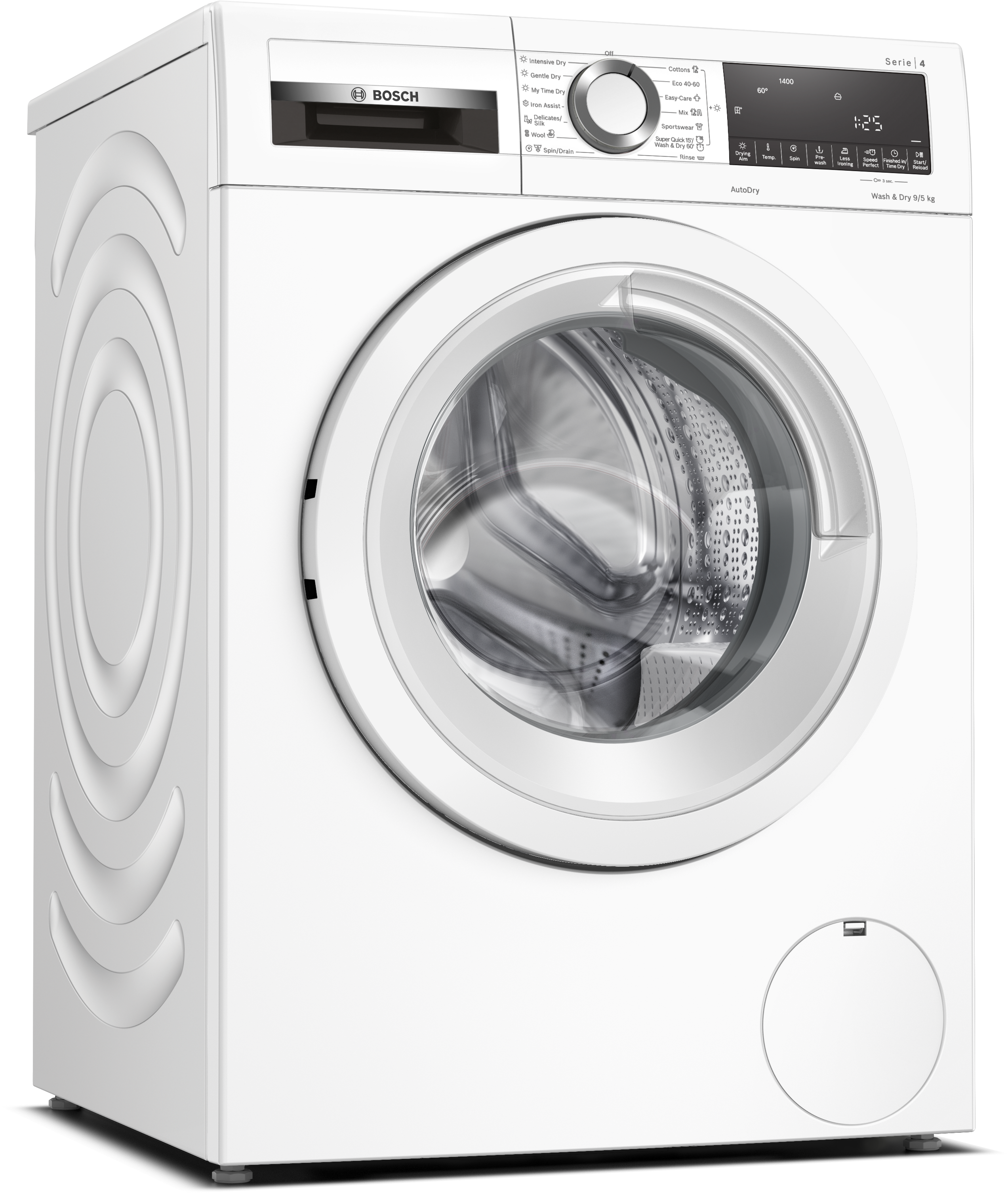 Serija 4, Mašina za pranje i sušenje veša, 9/5 kg, 1400 okr, WNA144V0BY