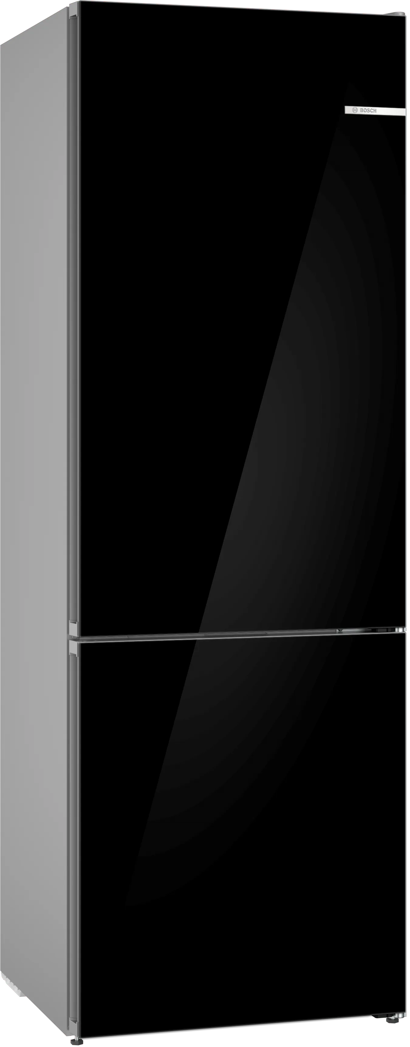 Serija 6, Samostojeći frižider sa zamrzivačem dole, staklena vrata, 203 x 70 cm, Crna, KGN49LBCF