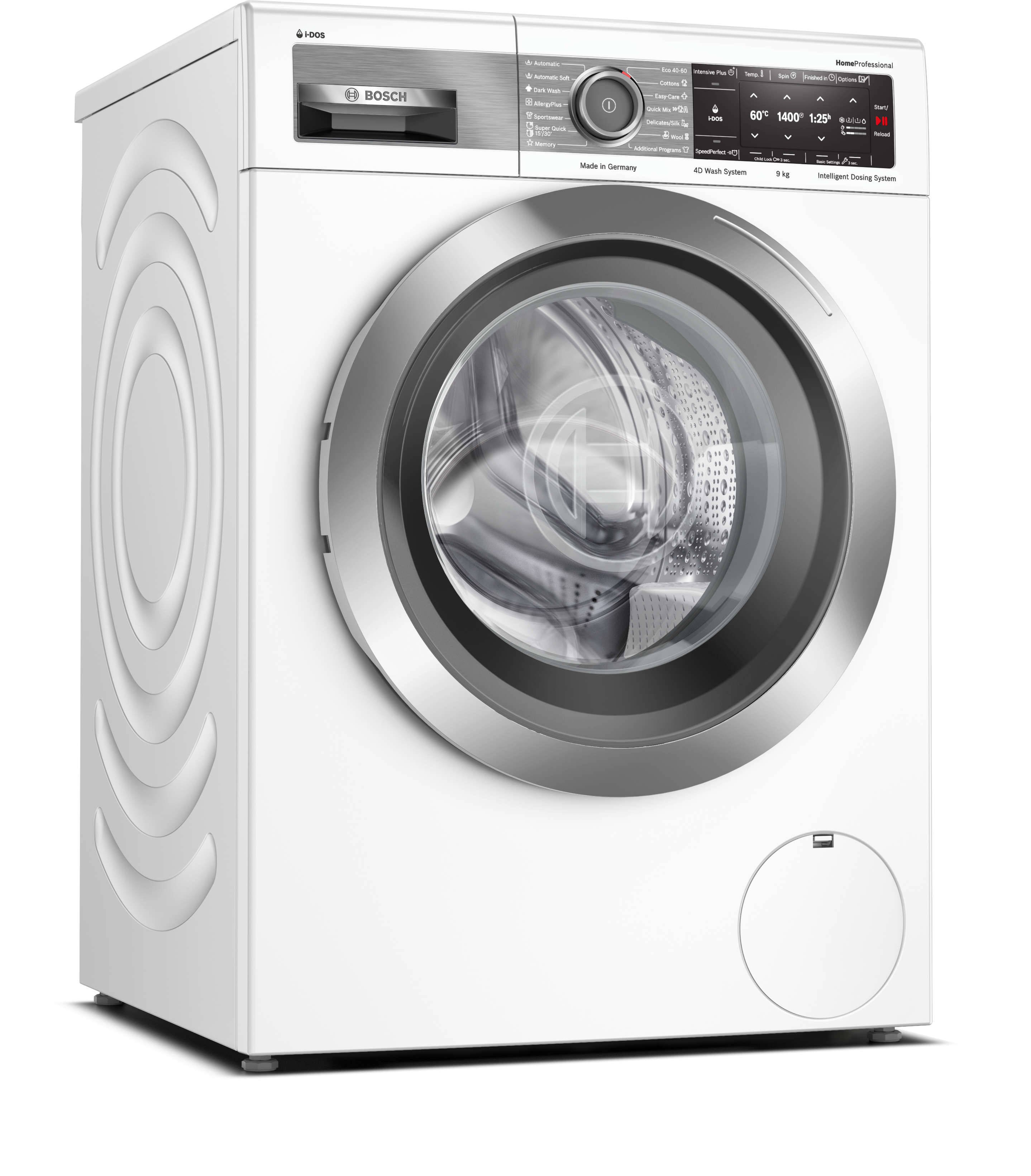 HomeProfessional, Mašina za pranje veša, punjenje spreda, 9 kg, 1400 okr, WAV28E00BY