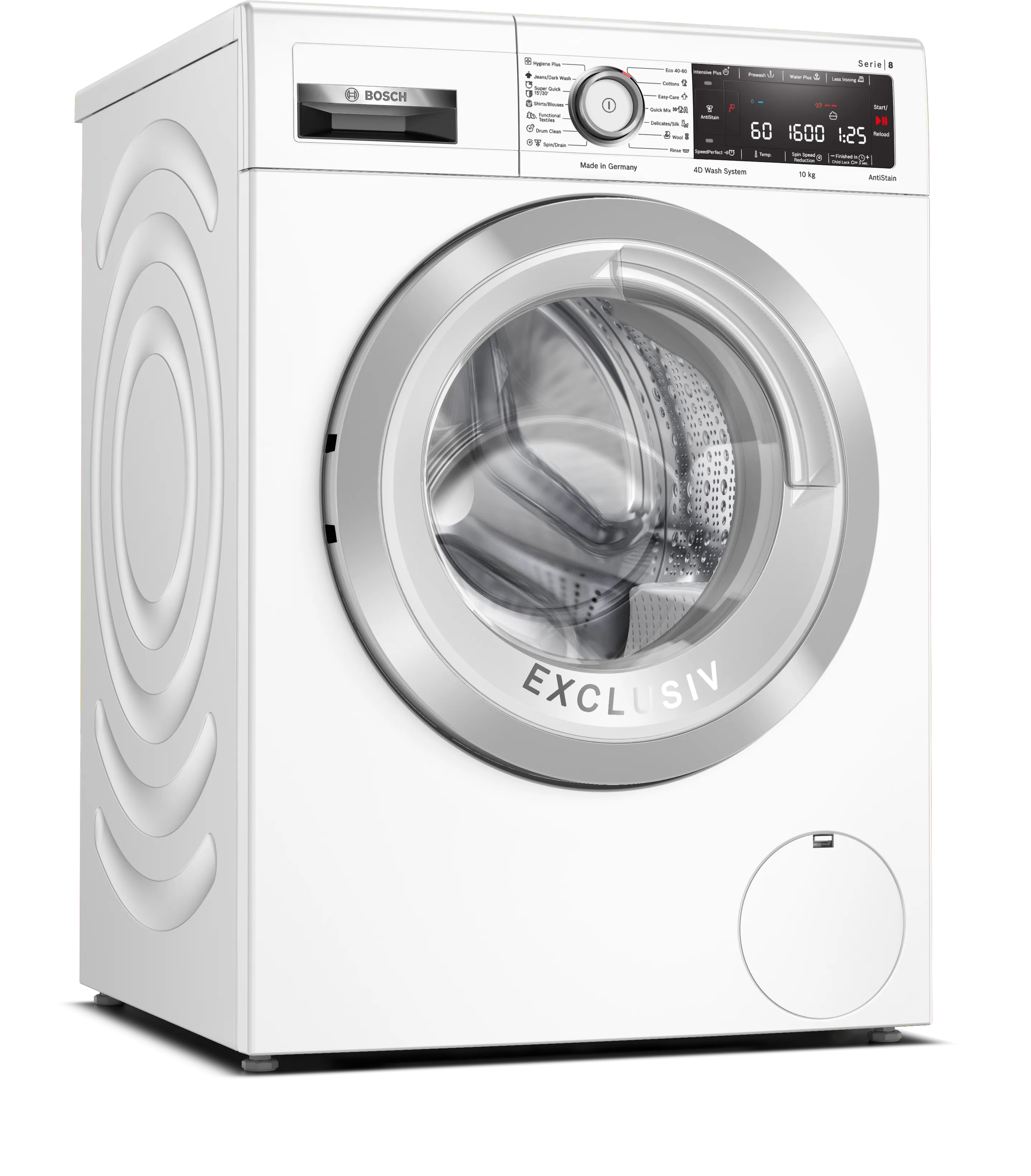 Mašina za pranje veša wax32m02by, serija 8 exclusive, 10 kg, 1600 okr