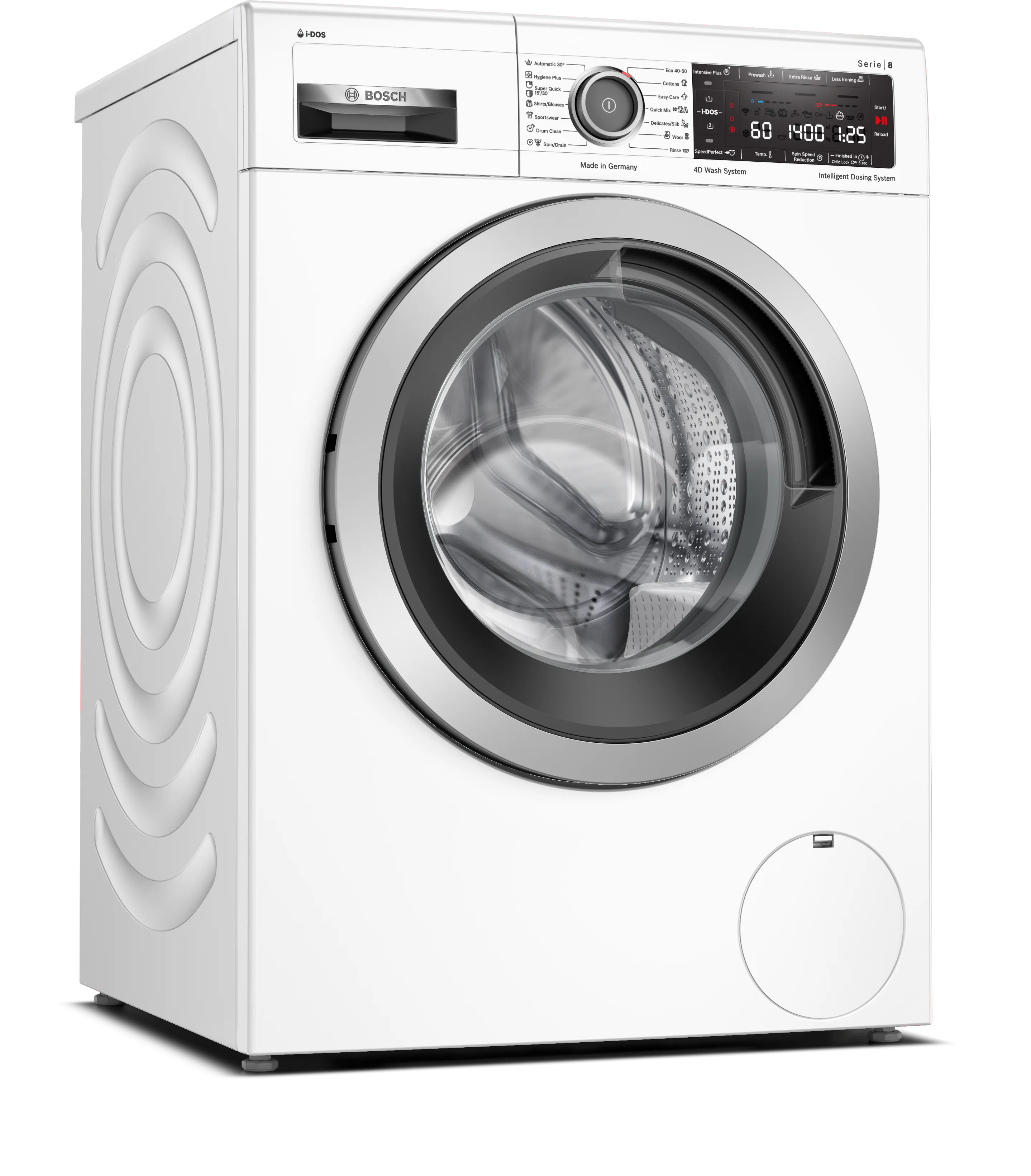 Serija 8, mašina za pranje veša, punjenje spreda, 9 kg, 1400 okr, wav28k01by