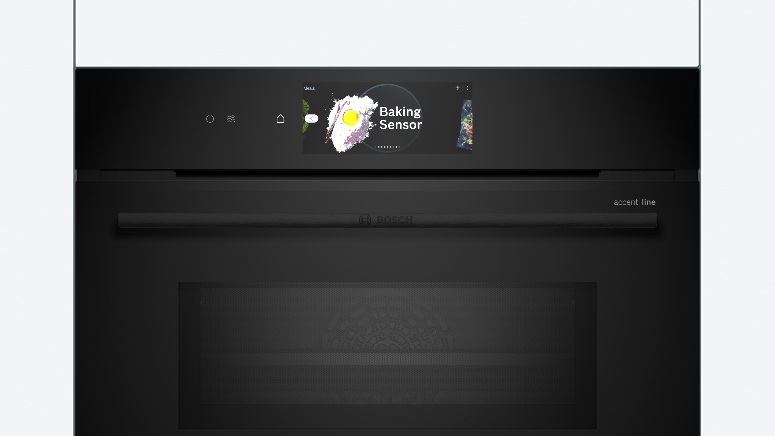Series 8, Built-in compact oven with microwave function, 60 x 45 cm, Black, CMG978NB1
