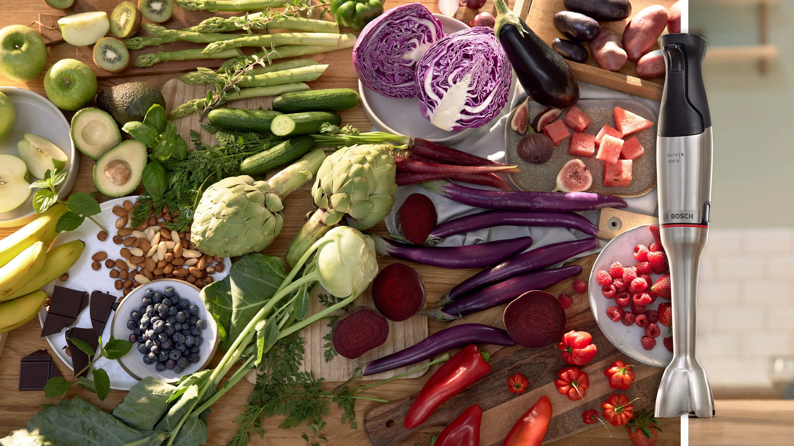 Serija 6, Štapni mikser, ErgoMaster, 1200 W, Nerđajući čelik, MSM6M810