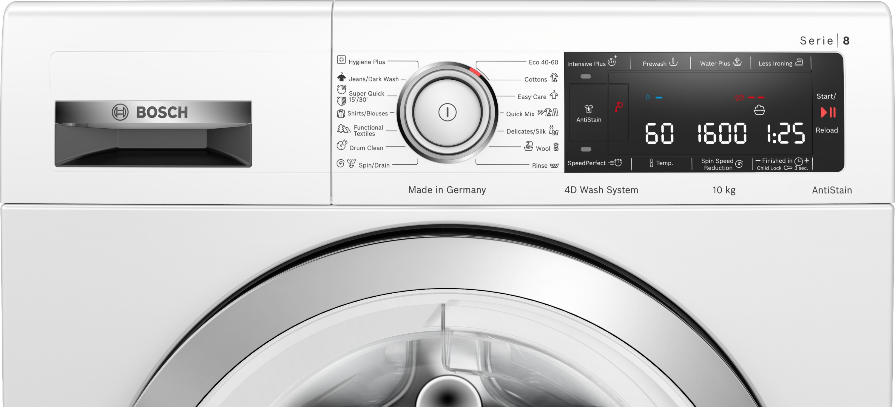 Mašina za pranje veša WAX32M02BY, Serija 8 Exclusive, 10 kg, 1600 okr