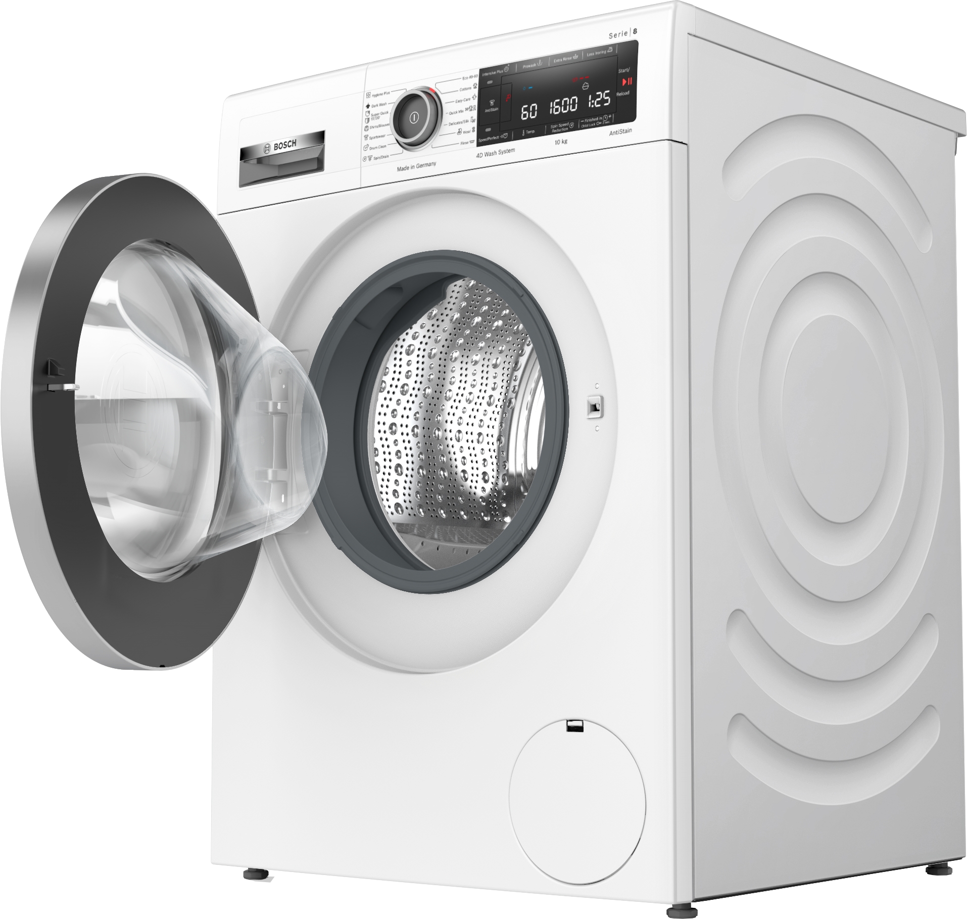 Serija 8, Mašina za pranje veša, punjenje spreda, 10 kg, 1600 okr, WAX32M01BY