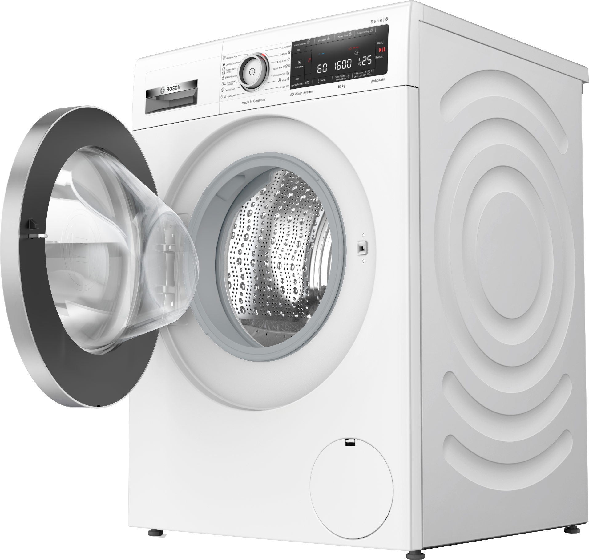 Serija 8, Mašina za pranje veša, punjenje spreda, 10 kg, 1600 okr, WAX32M02BY