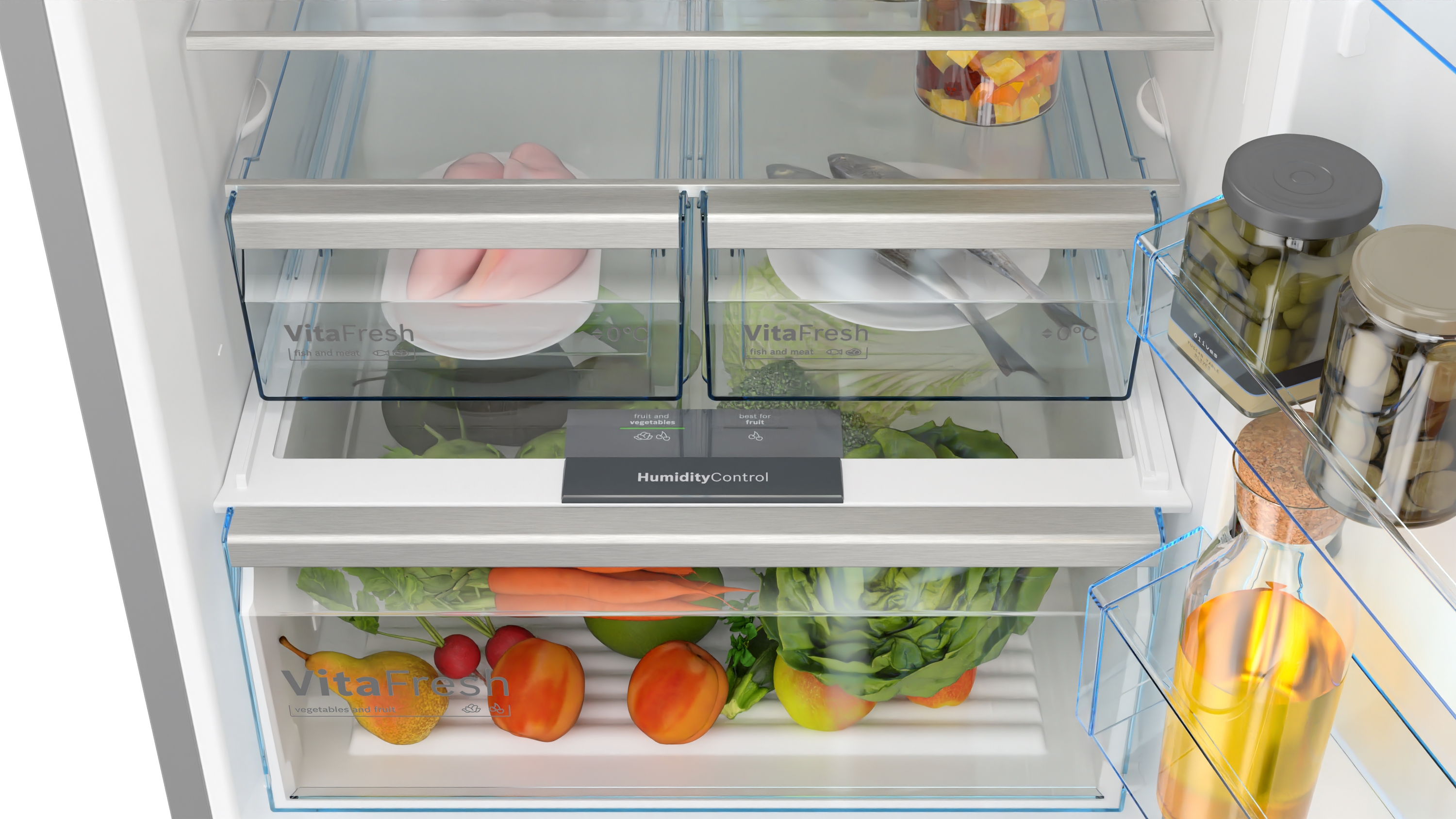 Serija 4, Samostojeći frižider sa zamrzivačem dole, 193 x 70 cm, Nerđajući čelik (sa anti-fingerprint), KGN56XIDR