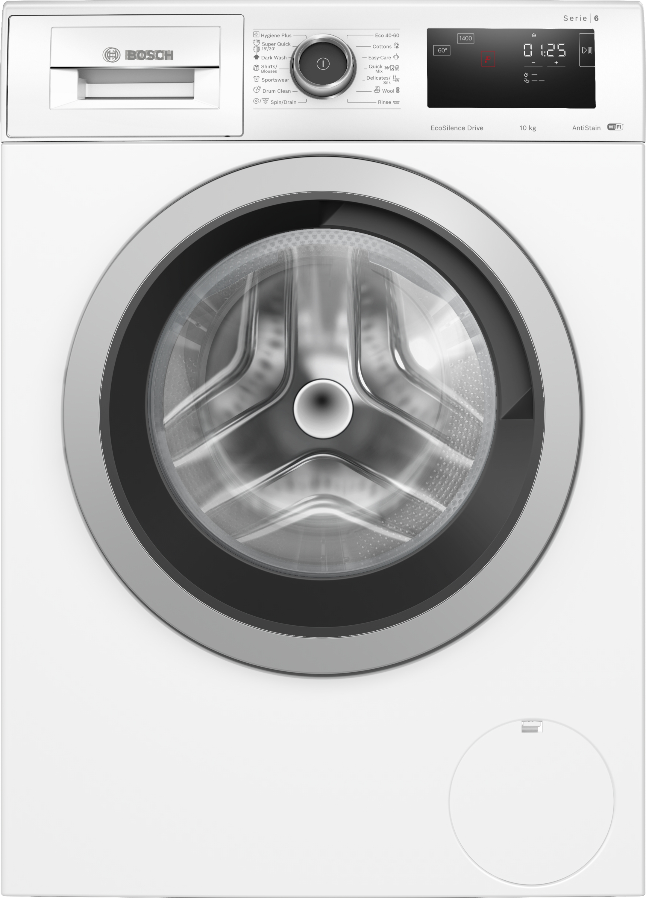 Serija 6, Mašina za pranje veša, punjenje spreda, 10 kg, 1400 okr, WAL28RH0BY