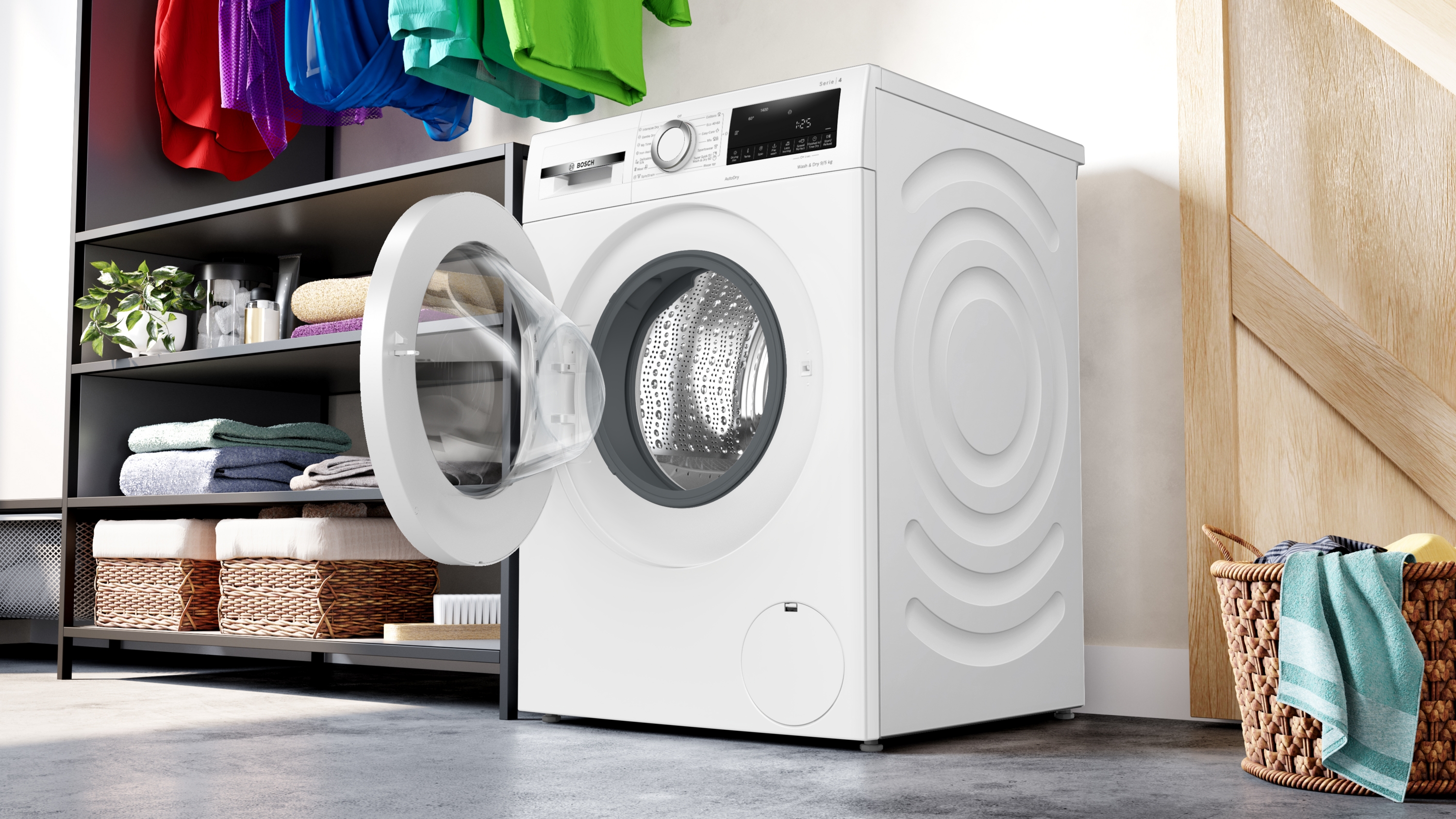Mašina za pranje i sušenje veša WNA144V0BY Serija 4, 9/5 kg, 1400 okr