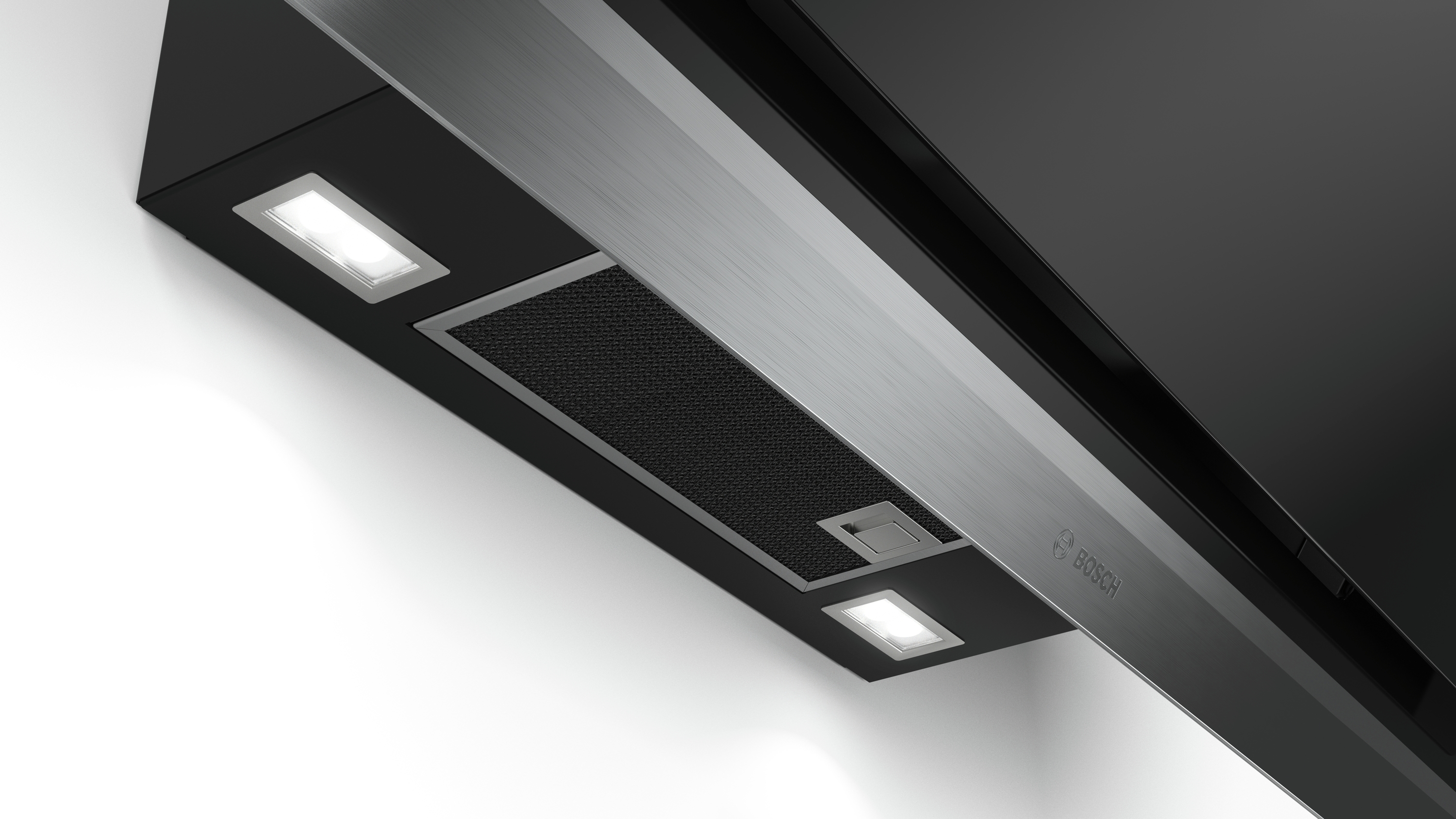 Series 8, wall-mounted cooker hood, 90 cm, clear glass black printed, DWK98PS62
