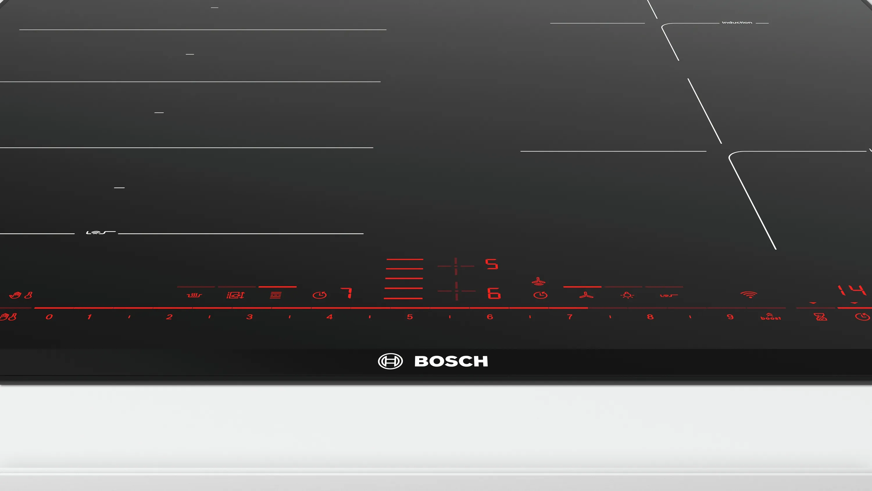 Series 8, Flex induction hob, 60 cm, Black, surface mount with frame, PXE695DV5E