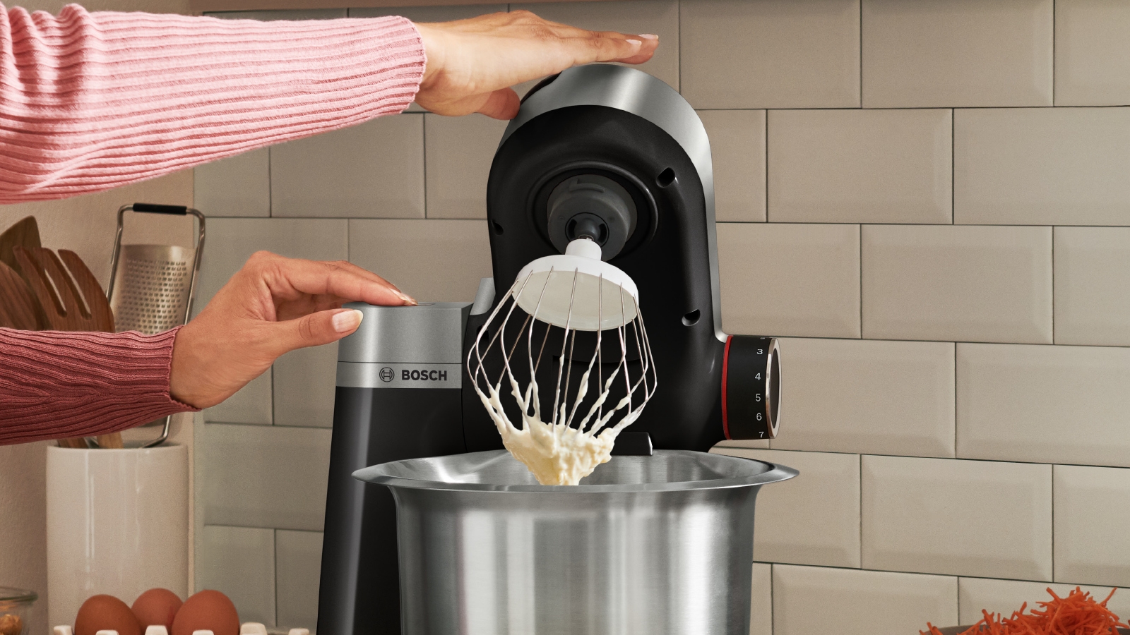 Kitchen machine, MUM Serie I 2, 900 W, Black, Silver, MUMS2VM40